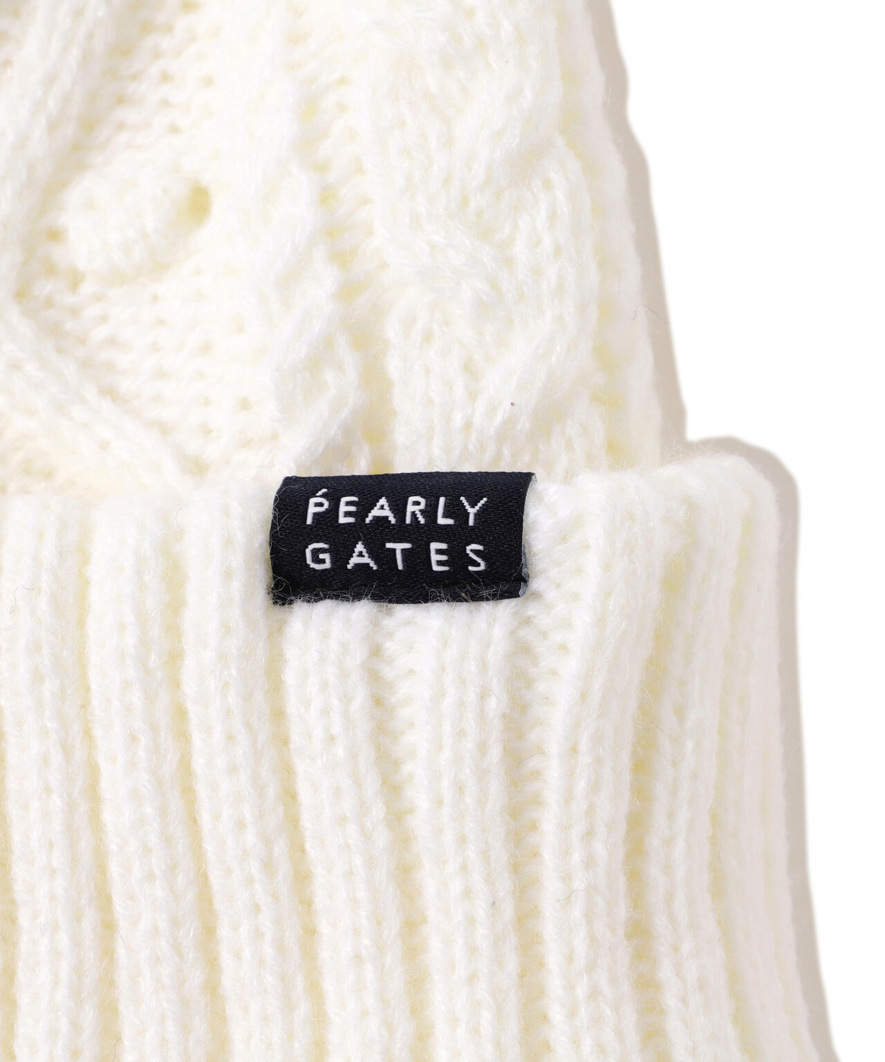 フラワーワッペンアラン編みニットワッチ (LADIES) | PEARLY GATES