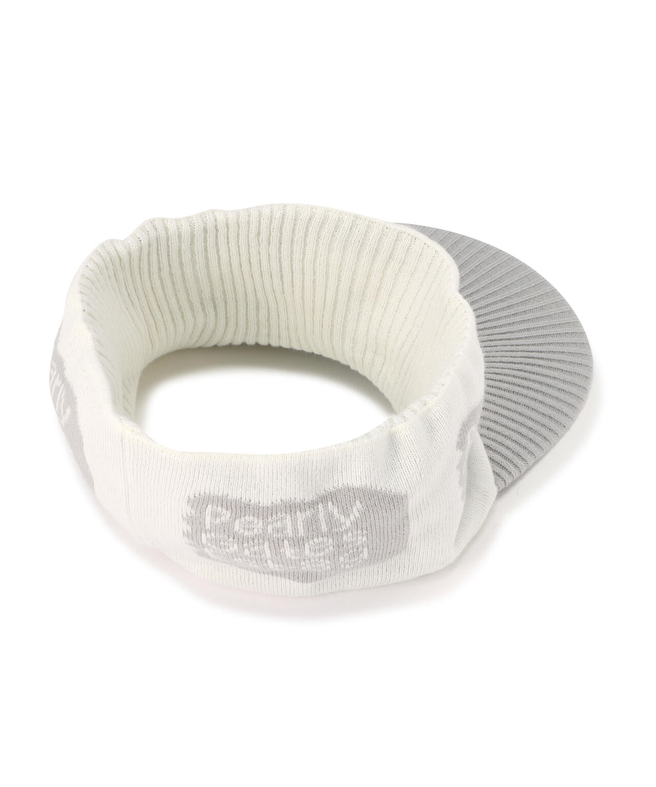 PEARLY GATES  パーリーゲイツ　ニット・スカート・バイザー ブロックロゴ柄ニットバイザー (UNISEX) | PEARLY GATES（パーリー
