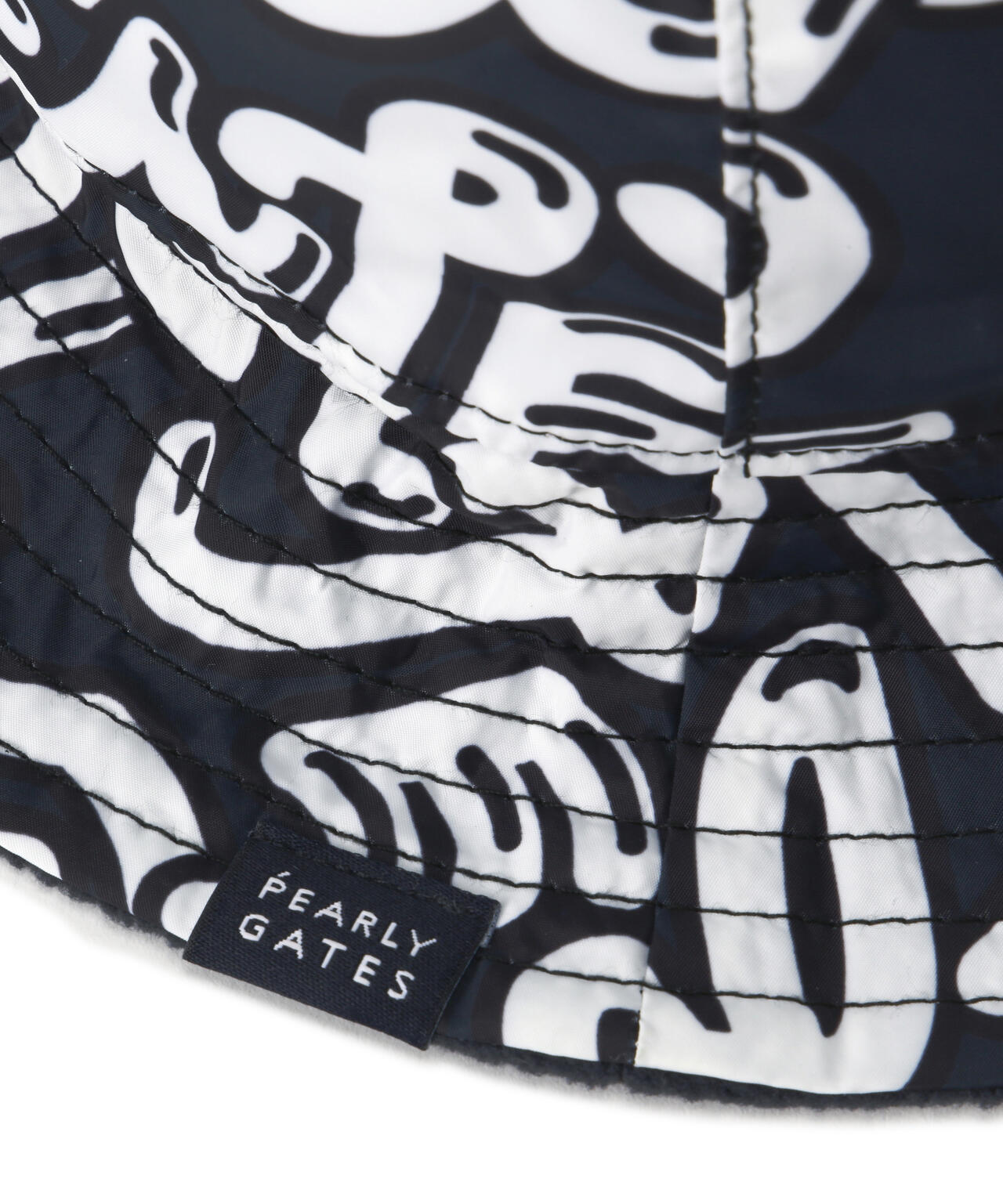 ぷにぷにロゴ柄裏フリースハット (UNISEX) | PEARLY GATES（パーリー