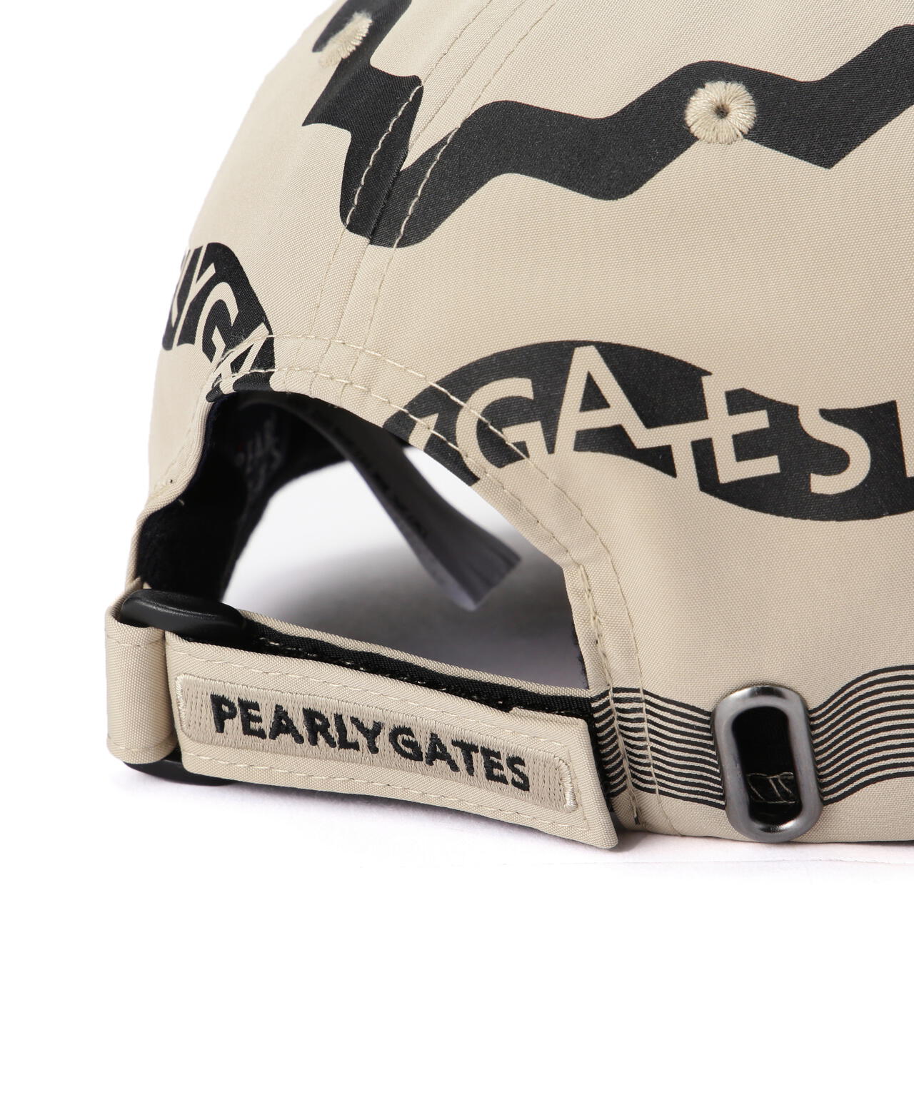 ウェーブロゴボーダー柄キャップ (UNISEX)