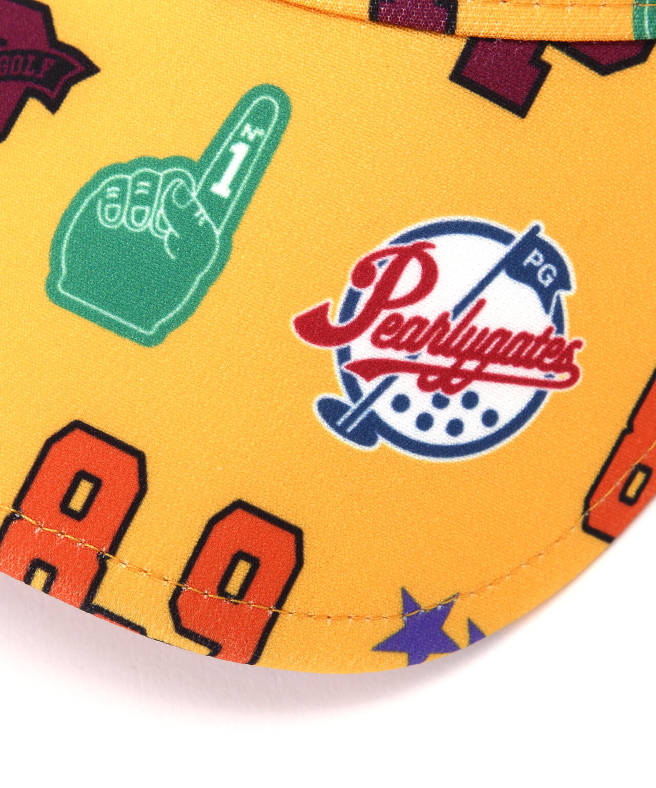 POPベースボール柄キャップ (UNISEX)