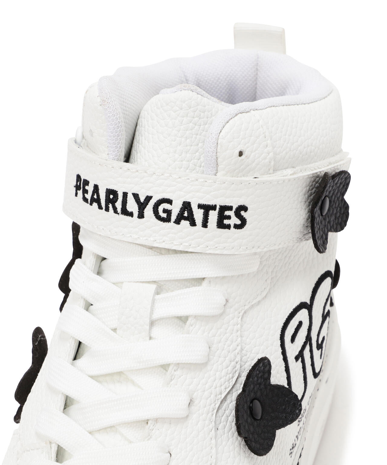 ロゴ×花柄ハイカットシューズ (MENS)