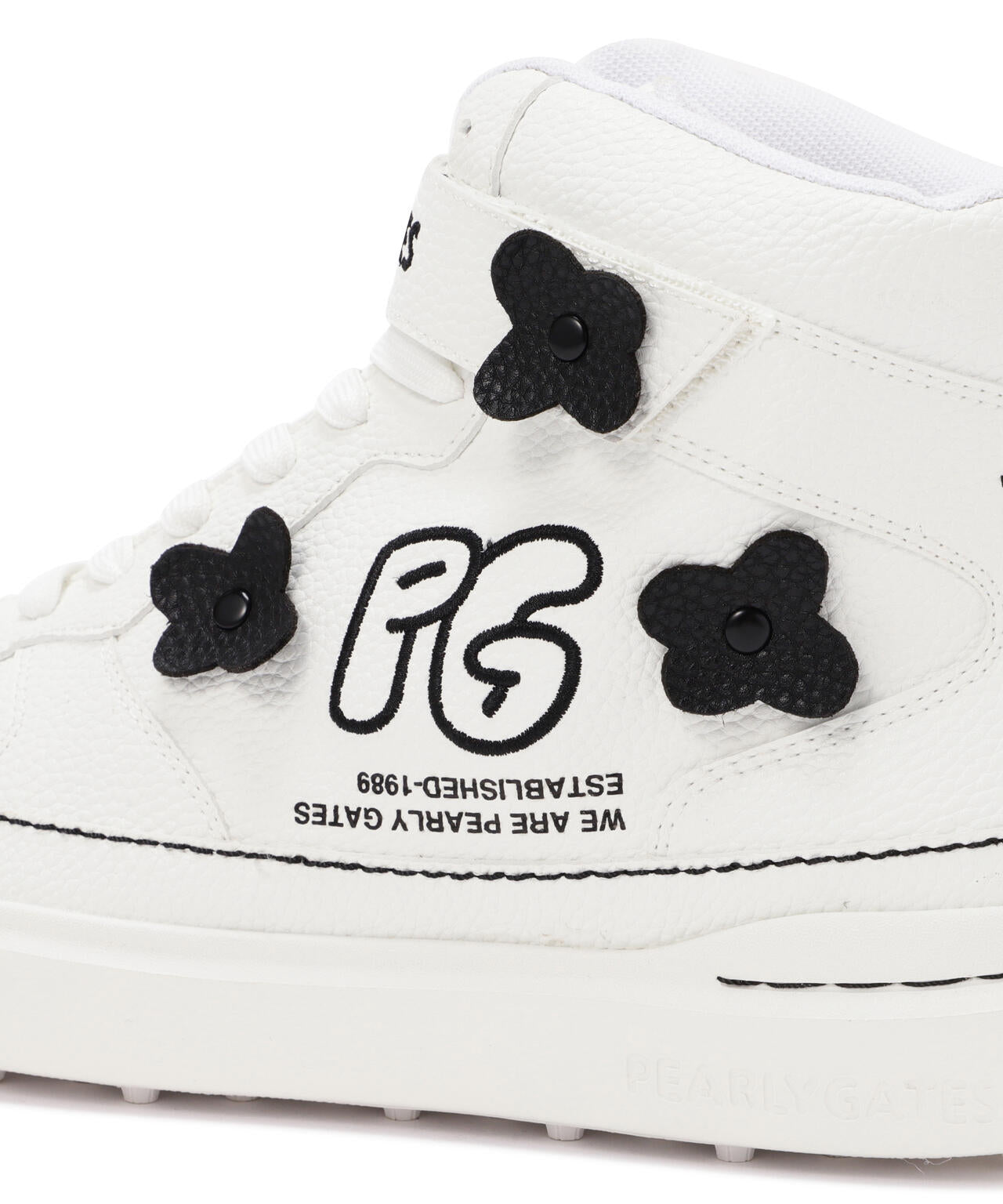 ロゴ×花柄ハイカットシューズ (MENS) | PEARLY GATES（パーリーゲイツ