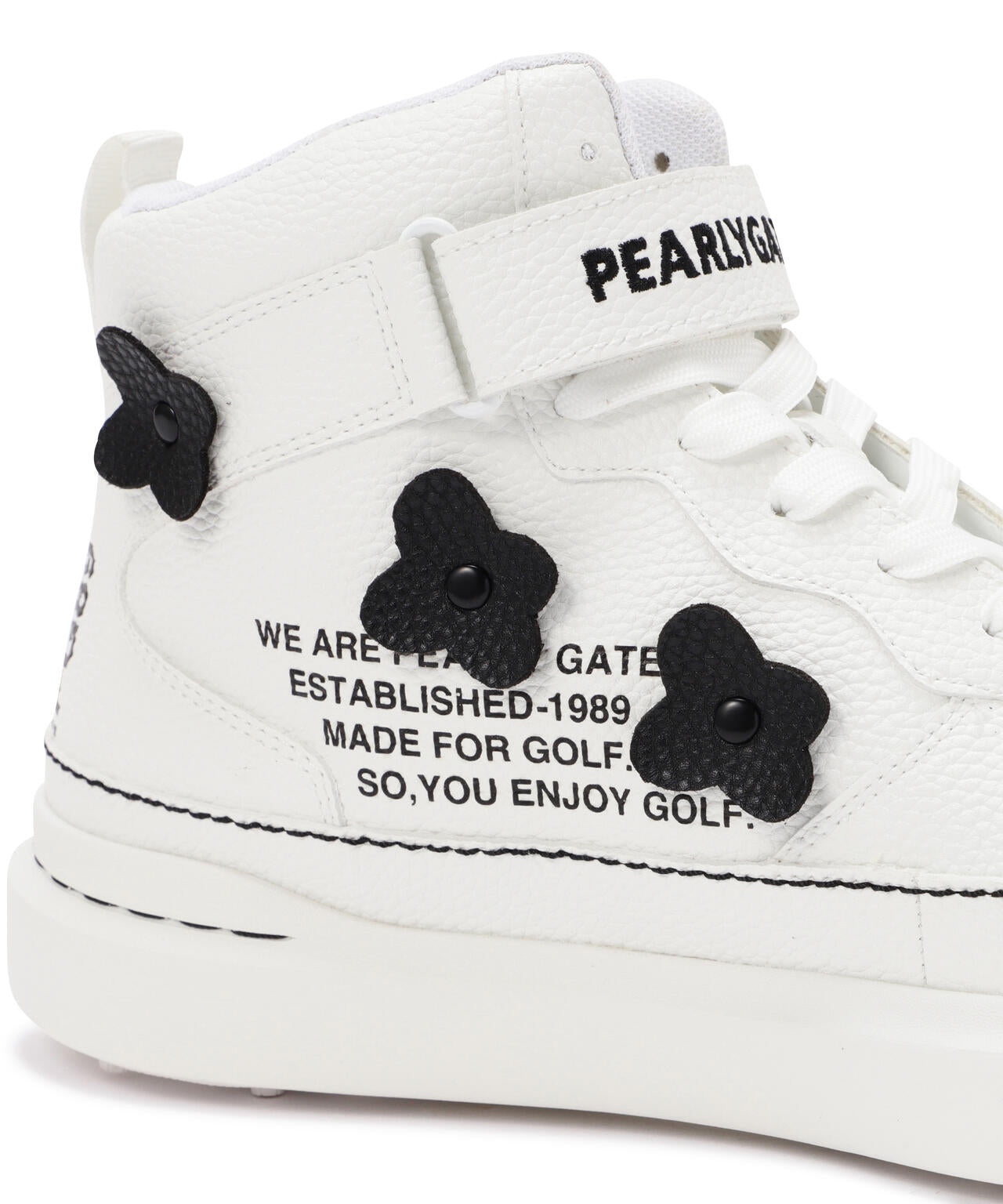 ロゴ×花柄ハイカットシューズ (MENS)