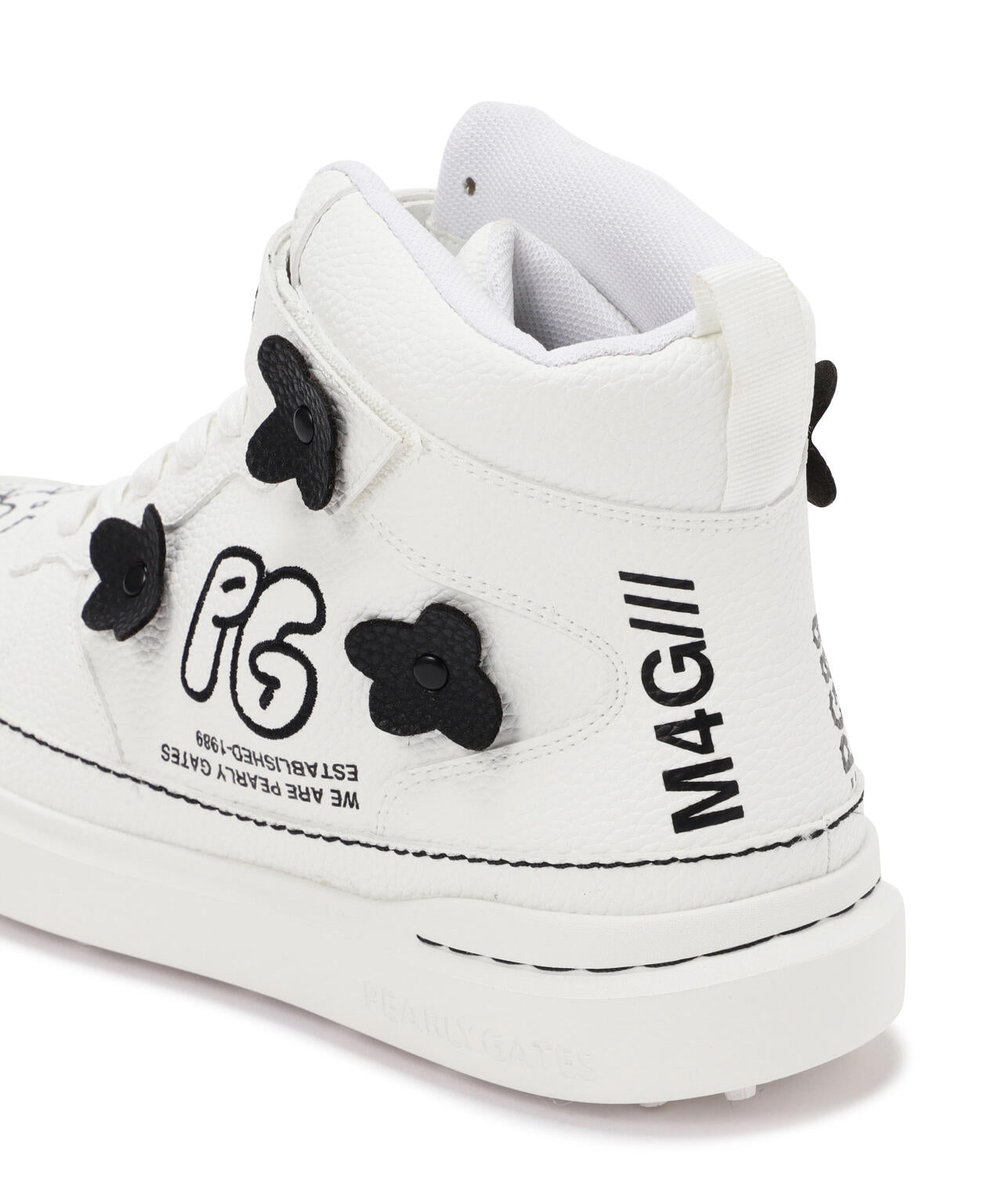 ロゴ×花柄ハイカットシューズ (MENS)