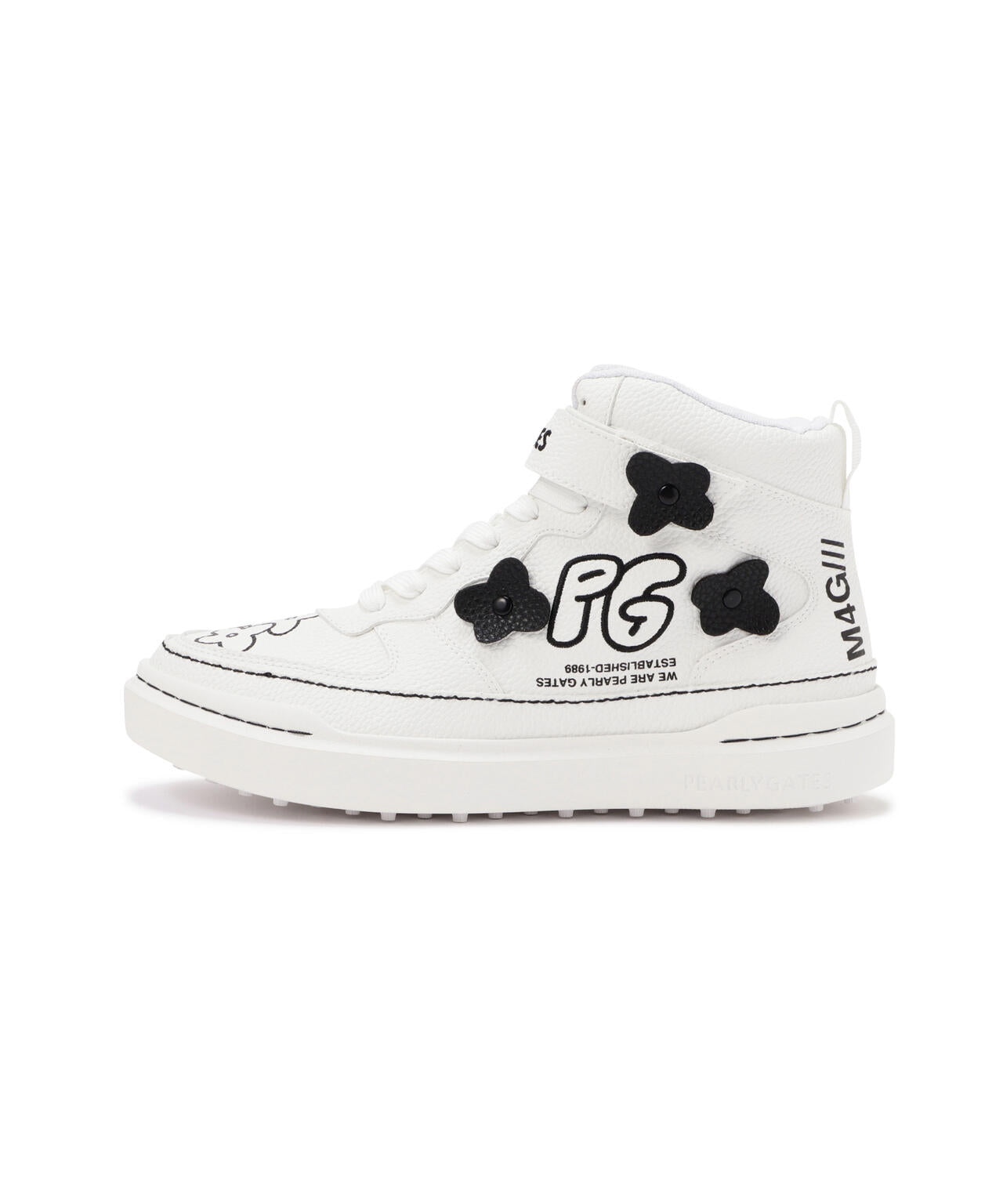 ロゴ×花柄ハイカットシューズ (LADIES)