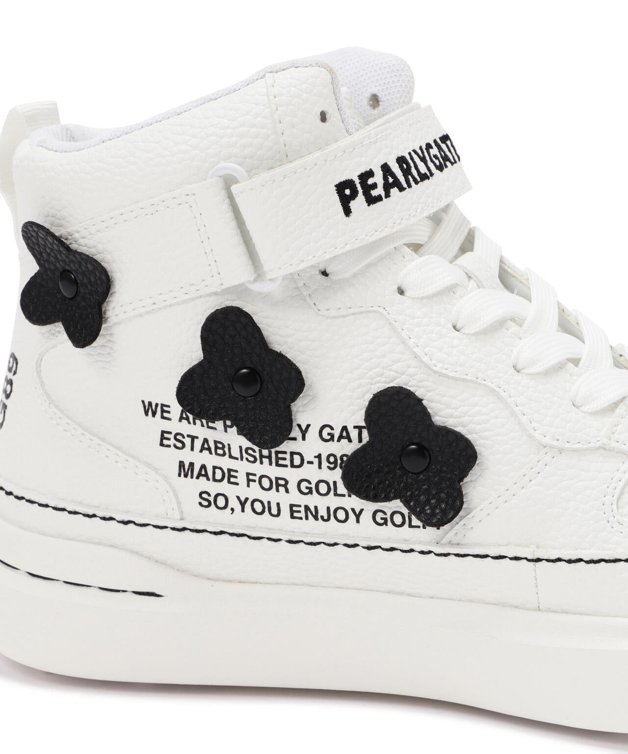 ロゴ×花柄ハイカットシューズ (LADIES)