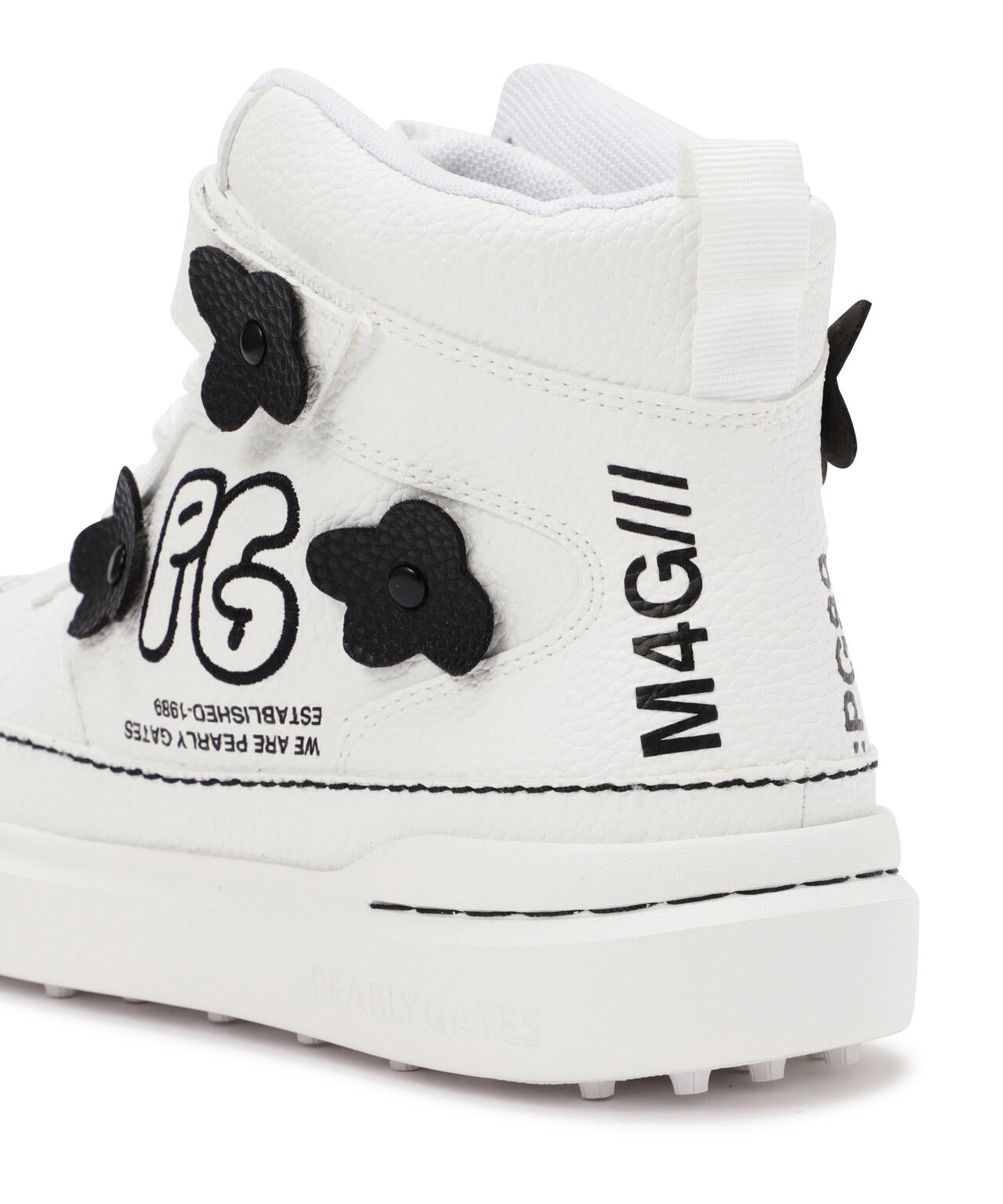 ロゴ×花柄ハイカットシューズ (LADIES)