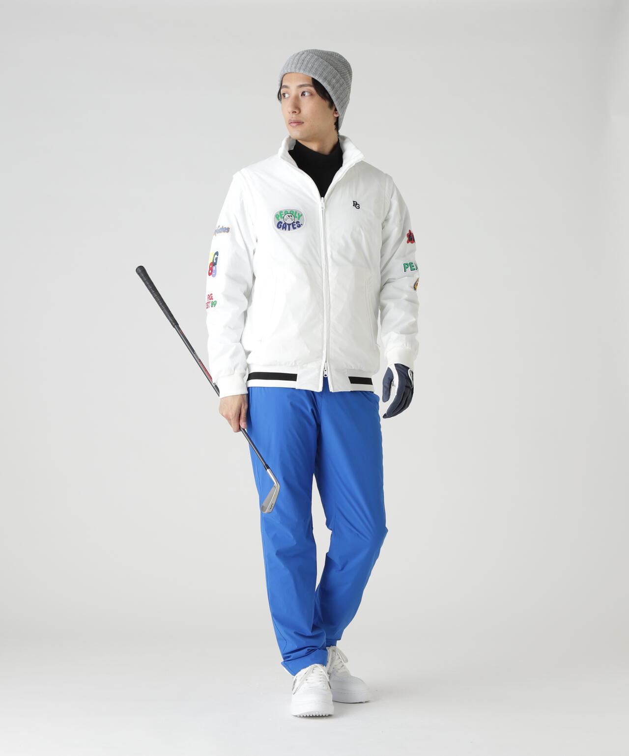 Nyストレッチリップストップ×超KARUISHI軽量中綿リバーシブルスタンドブルゾン