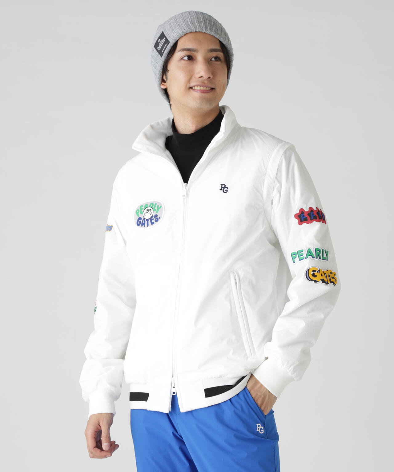 「お値下げ」PEARLY GATES リップストップレインスーツ 上下セット Nyストレッチリップストップ×超カルイシ | PEARLY GATES（パーリー