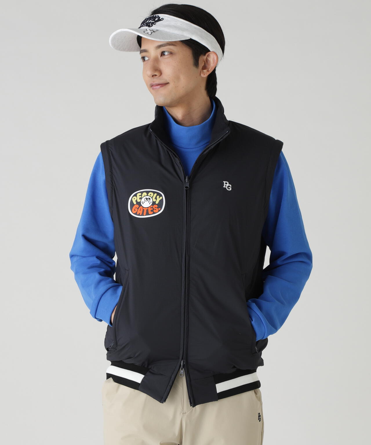 Nyストレッチリップストップ×超KARUISHI軽量中綿リバーシブルスタンドブルゾン