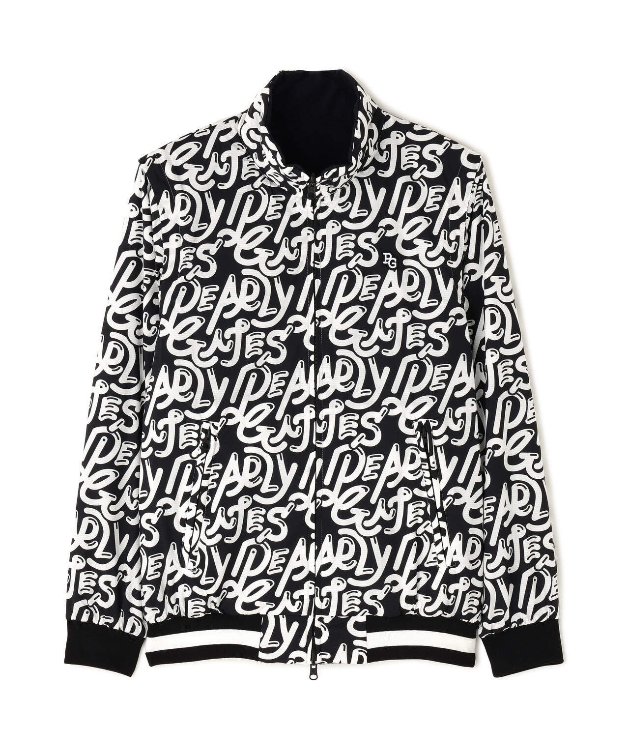 PEARLY GATES ストレッチリップストップ リバーシブル中綿ブルゾン Nyストレッチリップストップ×超KARUISHI中綿リバーシブルスタンド