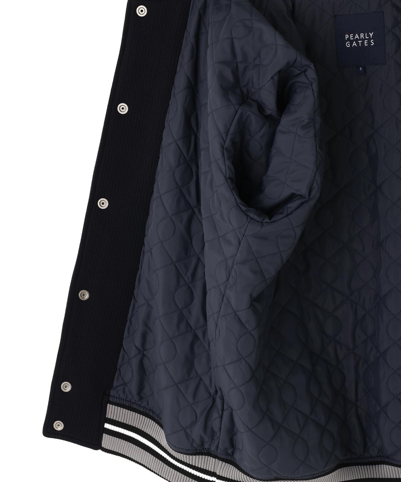 PeストレッチヘリンボーンJQ裏起毛スタジャン | PEARLY GATES