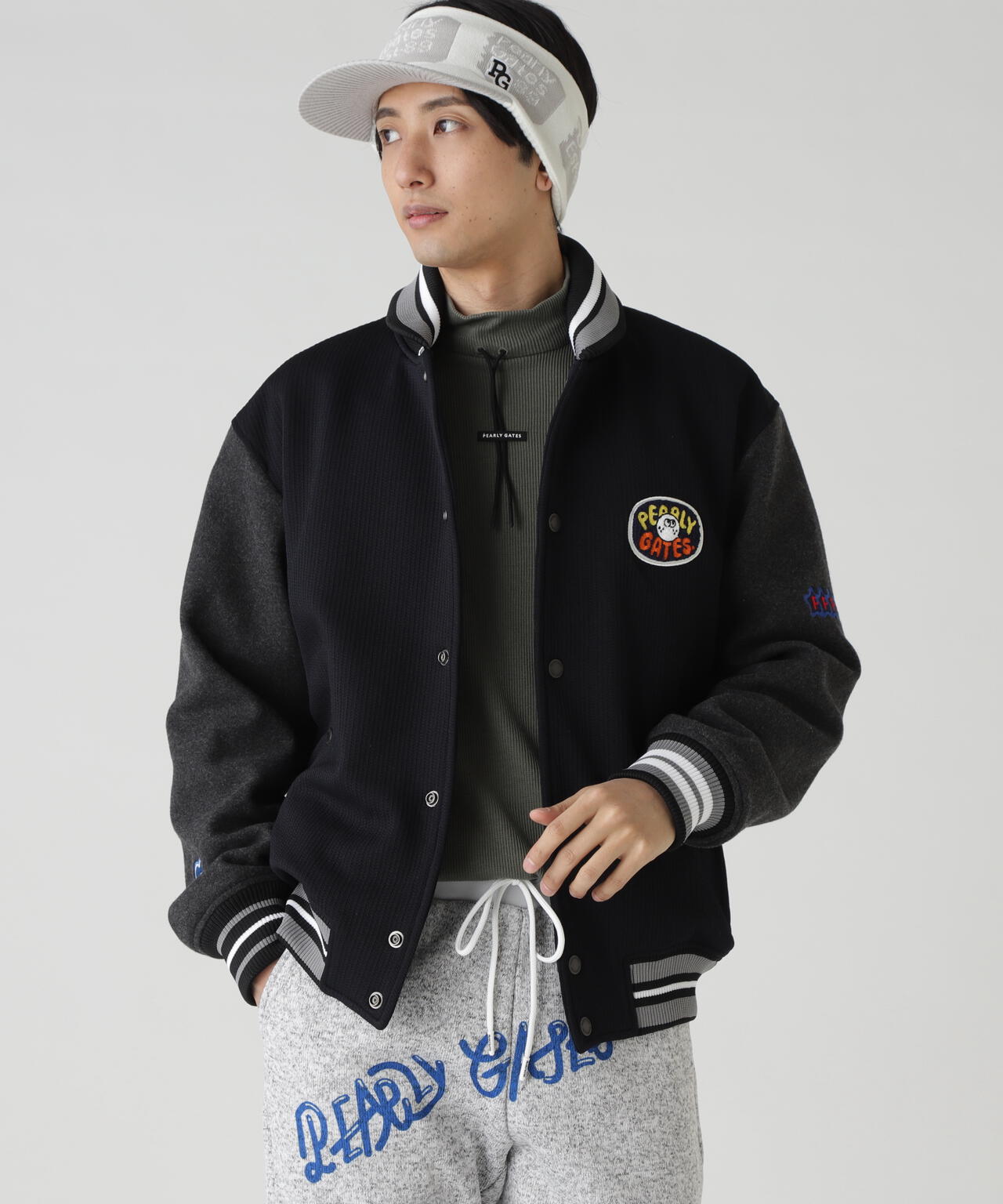 PeストレッチヘリンボーンJQ裏起毛 | PEARLY GATES（パーリー