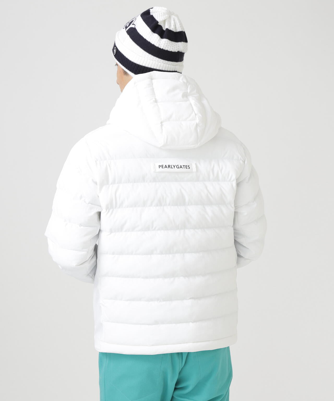 NyストレッチBIGリップストップ中綿フーディブルゾン | PEARLY GATES