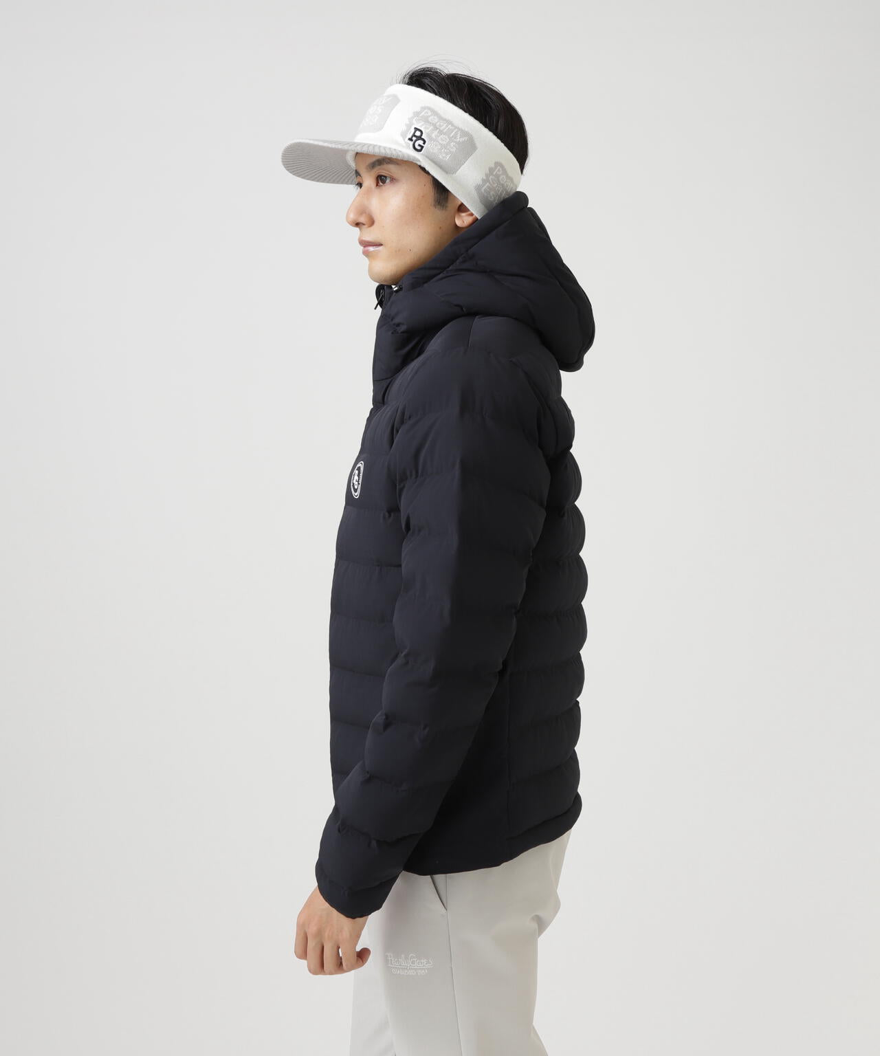 NyストレッチBIGリップストップ中綿フーディブルゾン