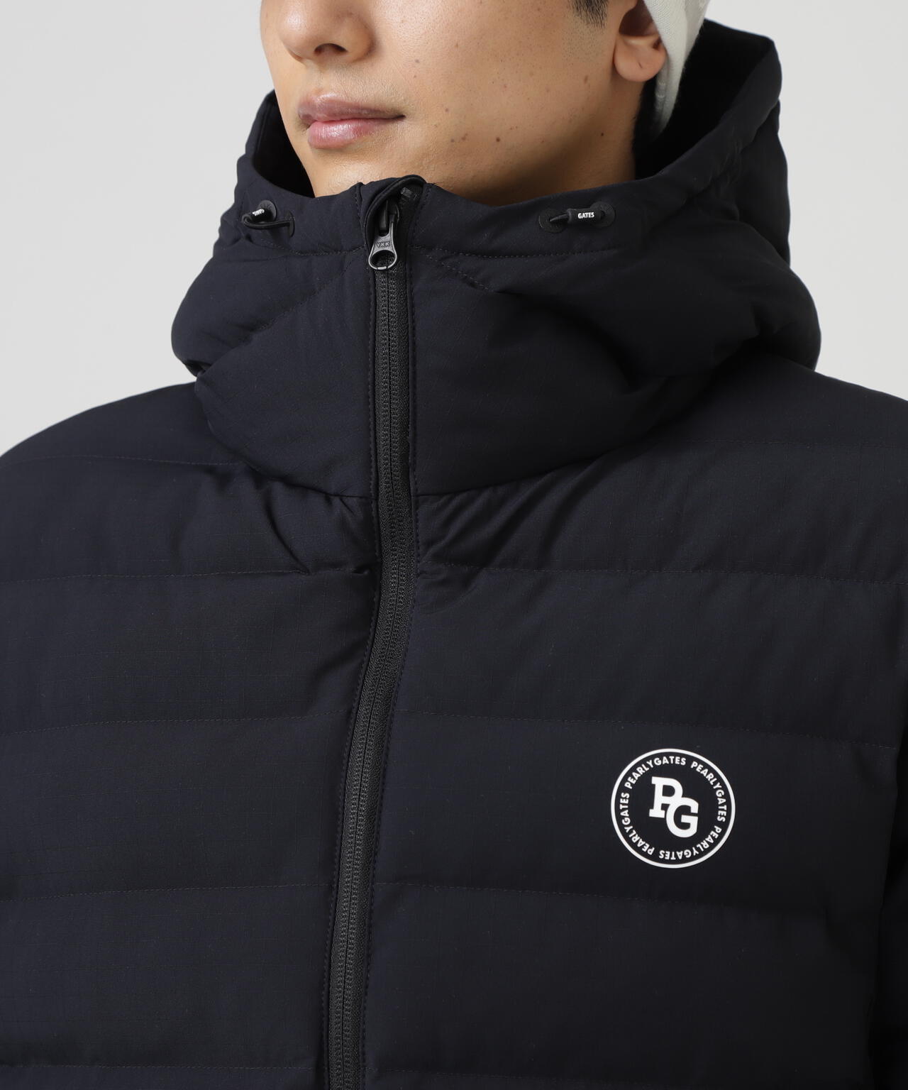 ８月限定出品‼️完売品‼️早い者勝ち‼️PEARLY GATES 中綿 ドビー織り ６ NyストレッチBIGリップストップ中綿フーディブルゾン | PEARLY GATES