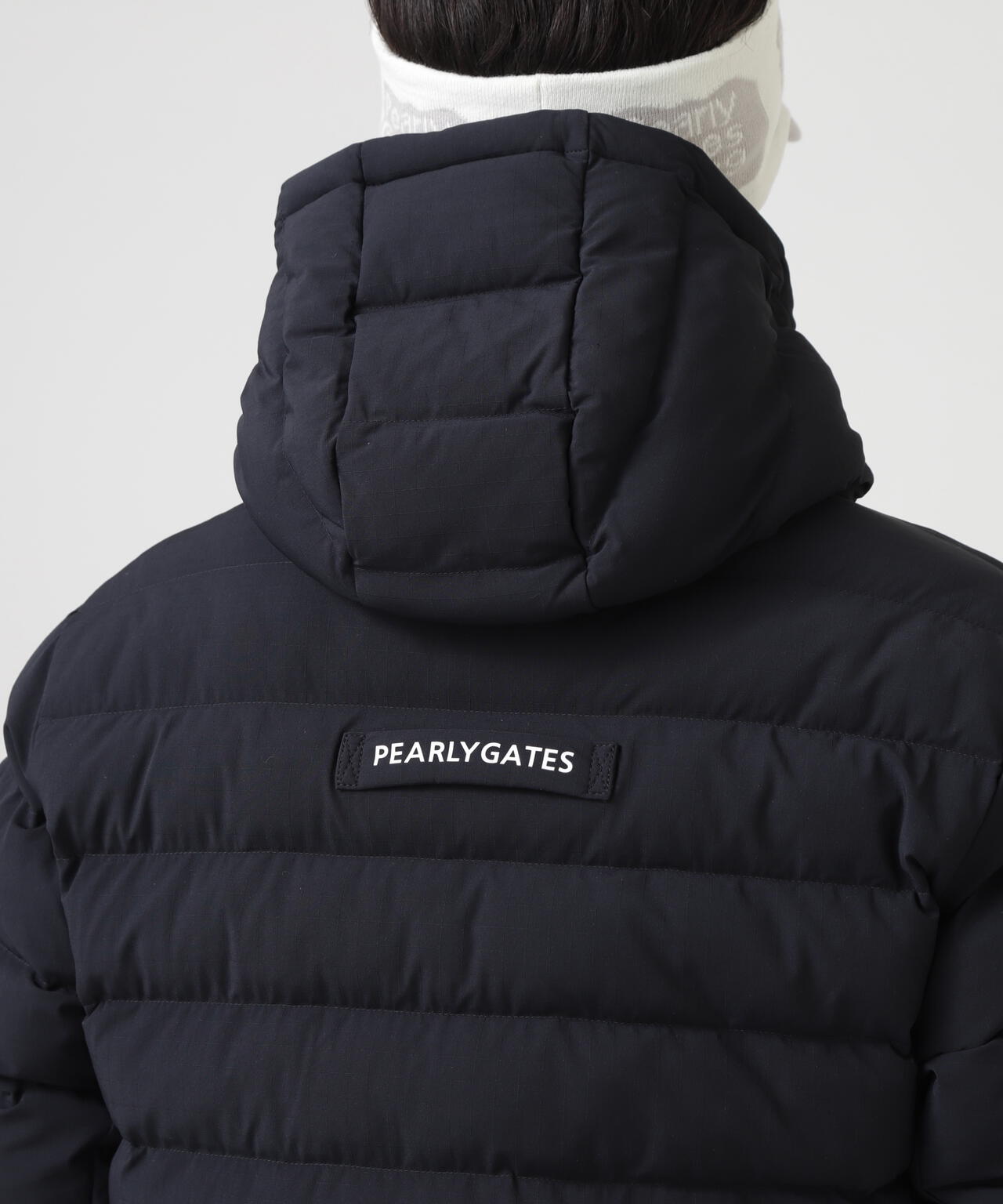 NyストレッチBIGリップストップ中綿フーディブルゾン | PEARLY GATES