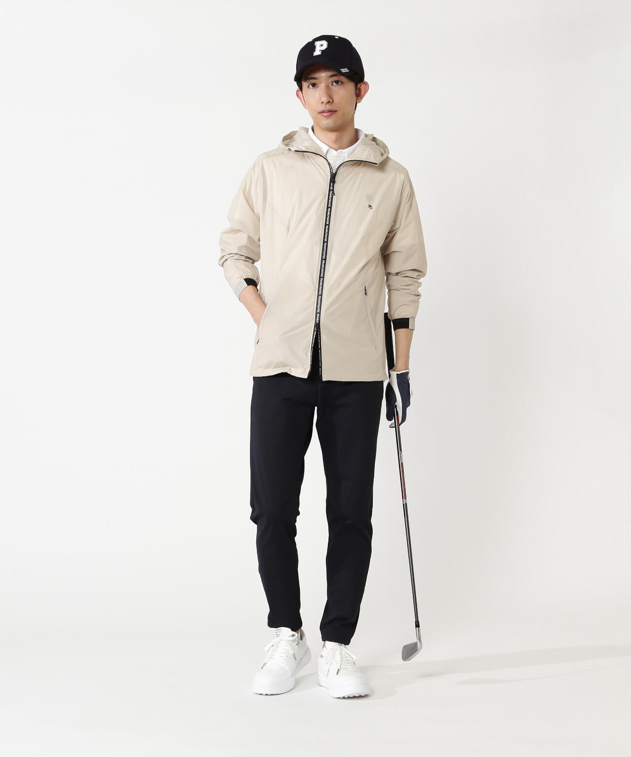 R*R様 ベージュ パーリーゲイツ 定3.9万 防汚防水防風 ストレッチ スノー ナイロンストレッチタフタラミネートフーディブルゾン | PEARLY GATES