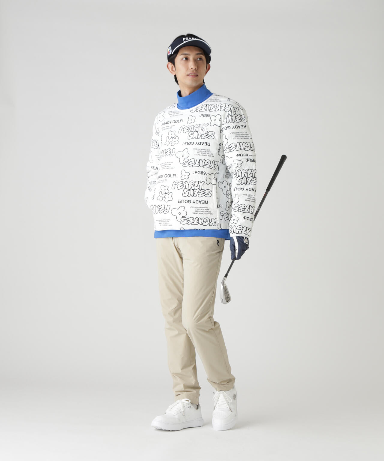 NyストレッチBIGリップストップ中綿2WAYスニードジャック ＜ロゴ×花柄＞