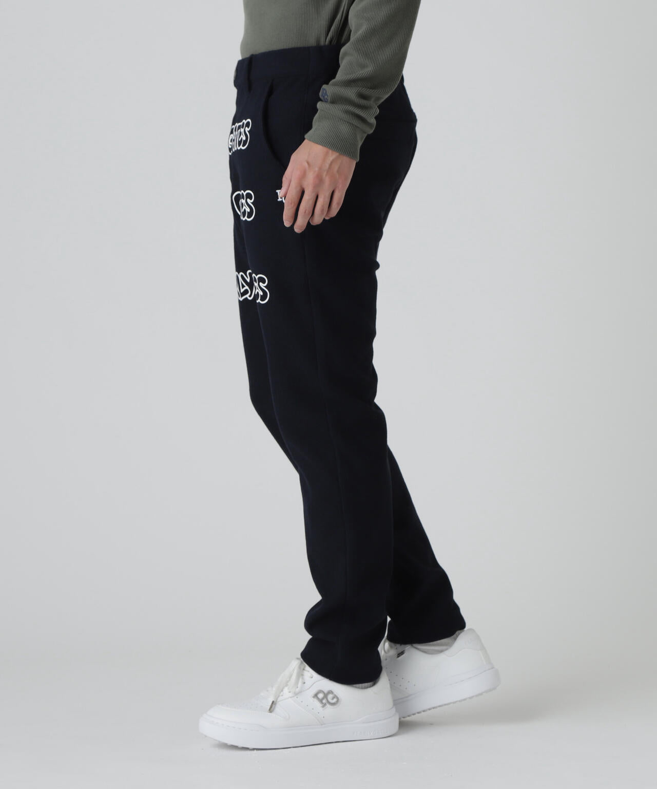 PEARLY GATES♡ロゴボーダーパンツ00 Peスライバーニットパンツ | PEARLY GATES（パーリーゲイツ） ｜【公式