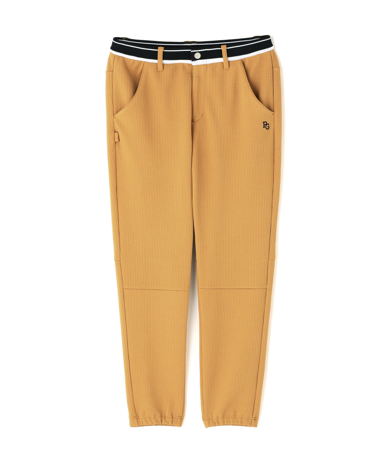 PeストレッチヘリンボーンJQ裏起毛ジョガーパンツ