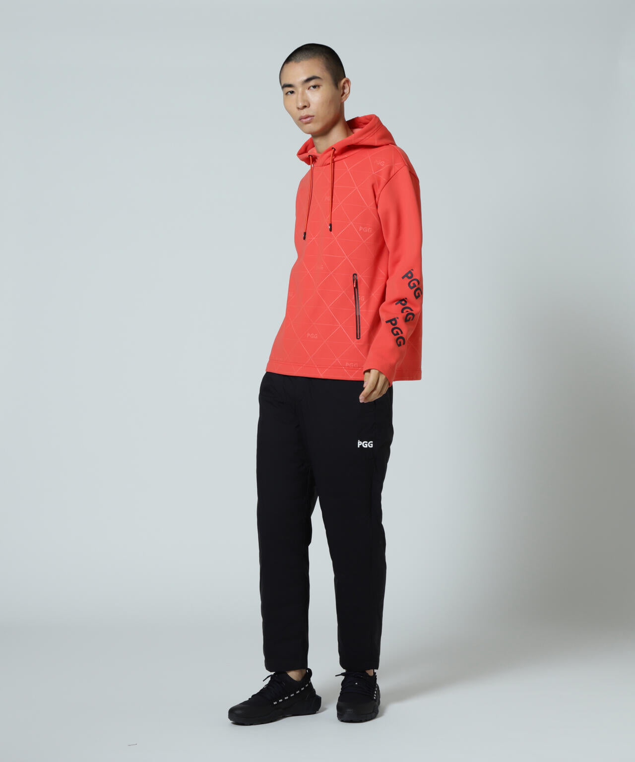 【PGG】【直営店舗&公式オンライン限定】NANGA×PGG Nyメカニカルストレッチダウンパンツ (MENS)