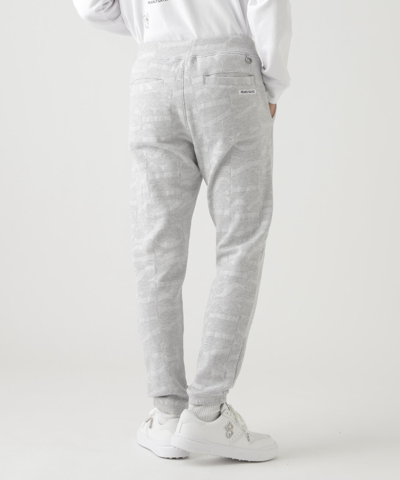 裏毛ストレッチロゴジャガードジョガーパンツ | PEARLY GATES