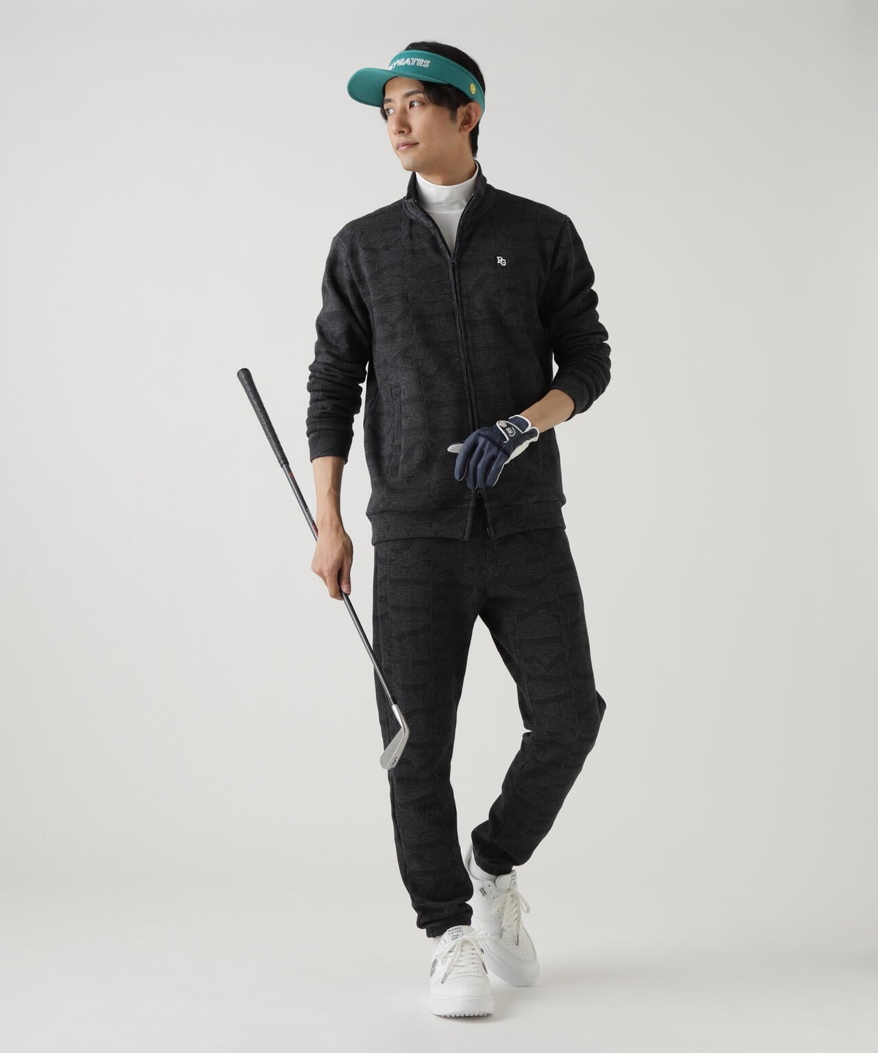 裏毛ストレッチロゴジャガードジョガーパンツ | PEARLY GATES