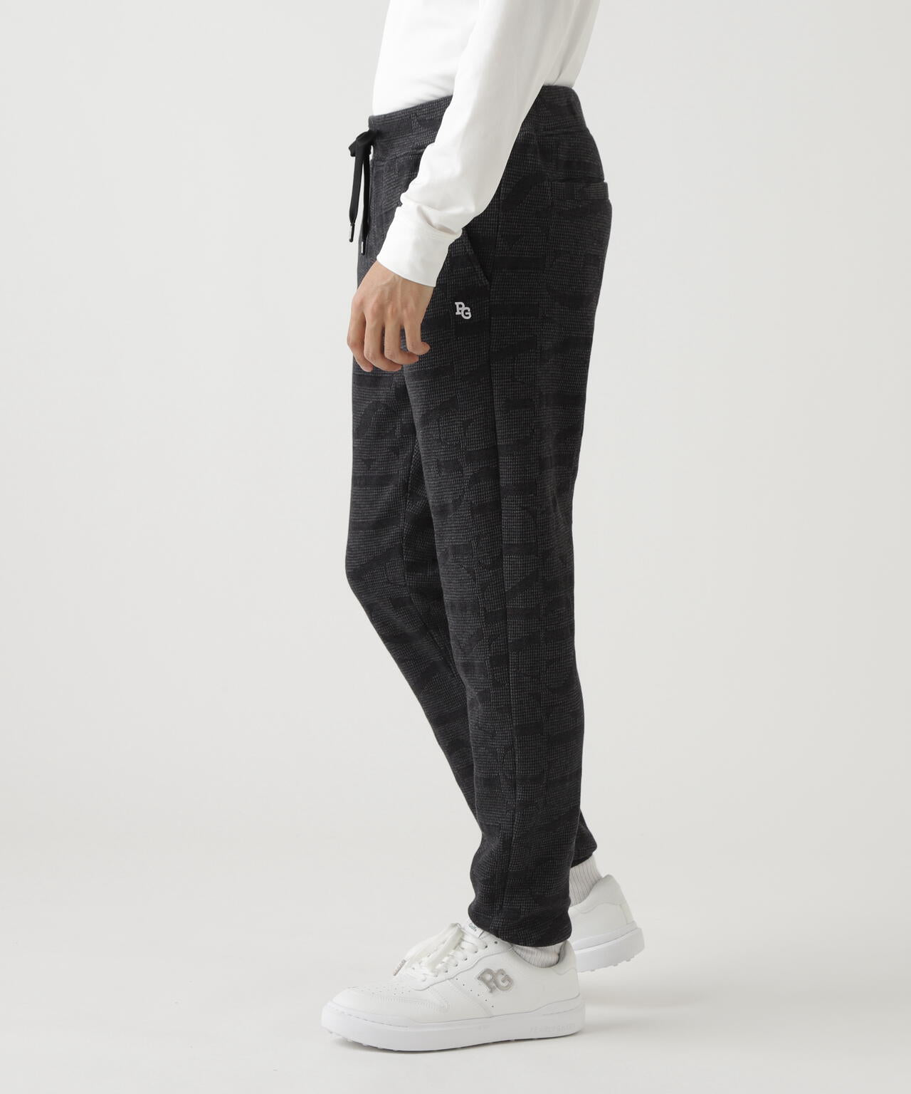 5 パーリーゲイツ カモドット柄 ストレッチ ラグウォーム ジョガーパンツ 5 パーリーゲイツ カモドット柄 ストレッチ ラグウォーム ジョガー