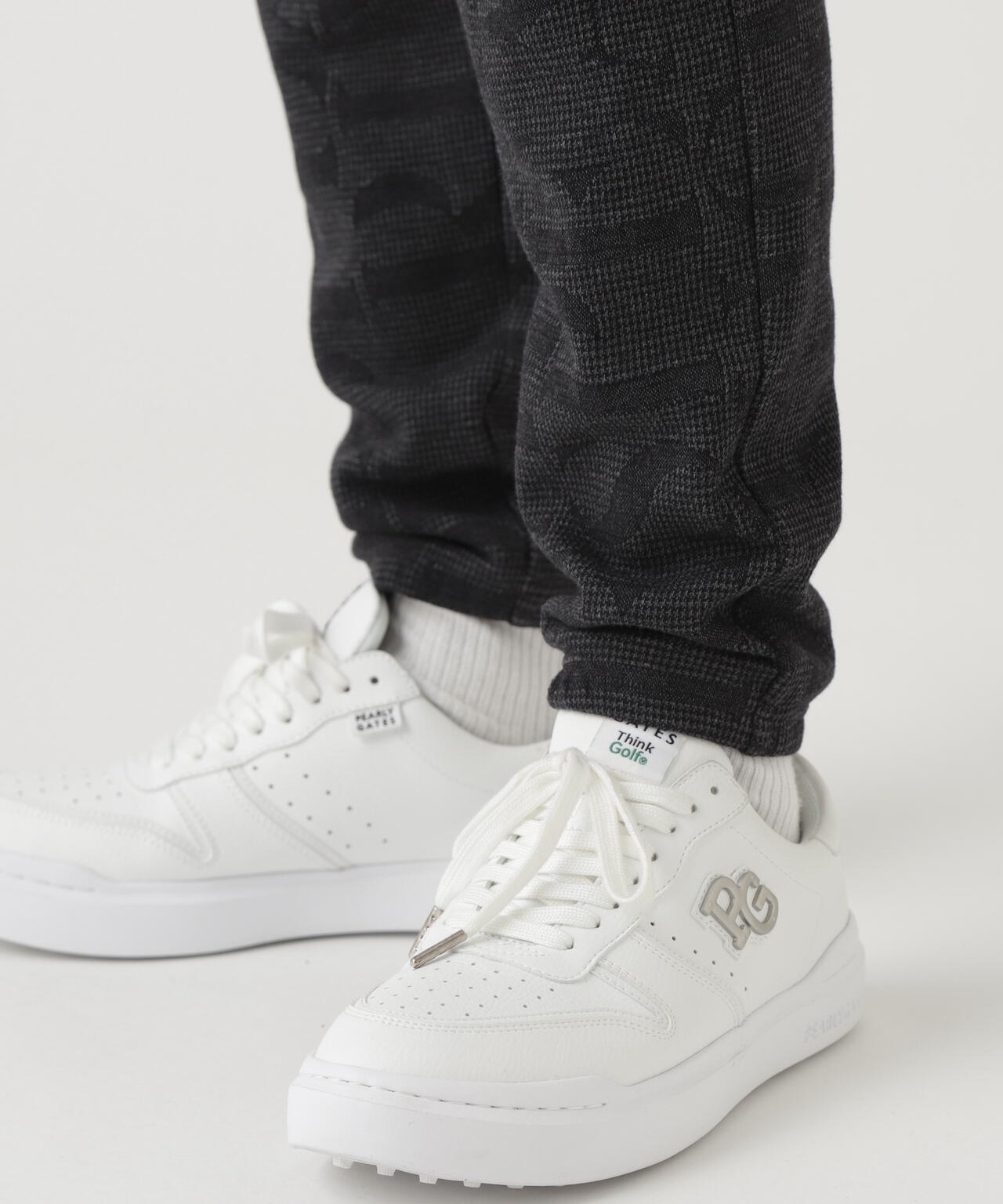 裏毛ストレッチロゴジャガードジョガーパンツ | PEARLY GATES