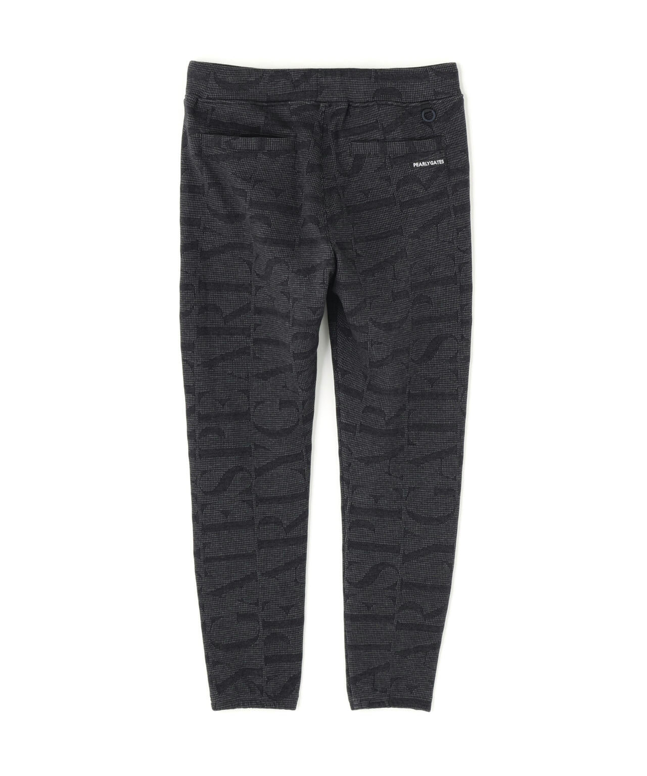 パーリーゲイツ　千鳥格子　裏ボアフリース　ジョガーパンツ パーリーゲイツ 千鳥格子 裏ボアフリース ジョガーパンツ パーリー