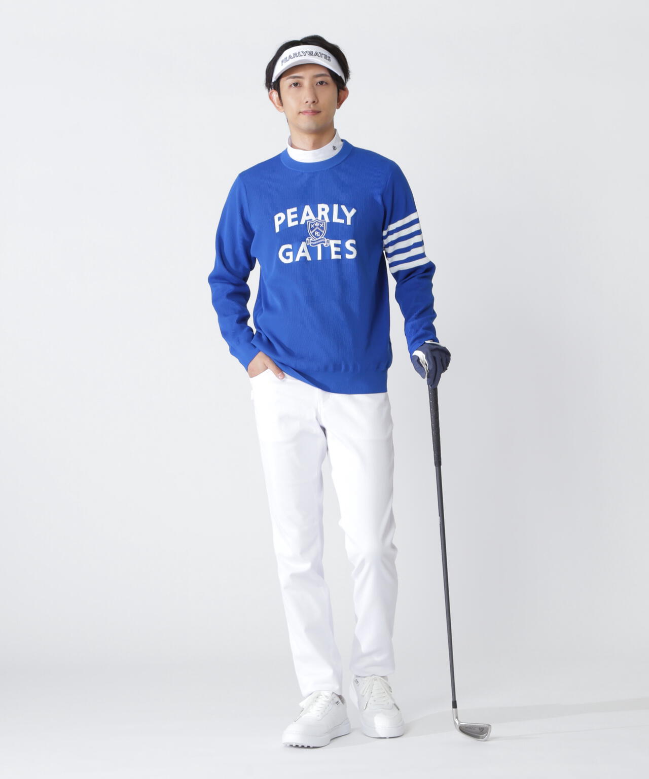 PG is PG C/Peストレッチカルゼ5ポケットパンツ