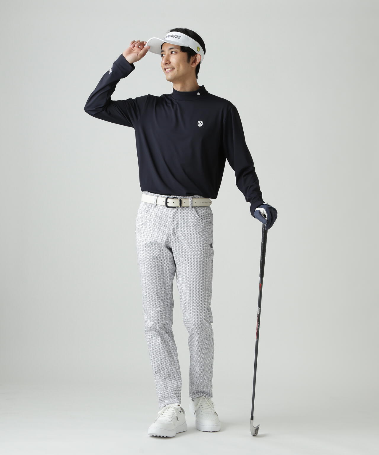 PG is PG 変形ダイヤ柄C/Peストレッチカルゼ5ポケットパンツ