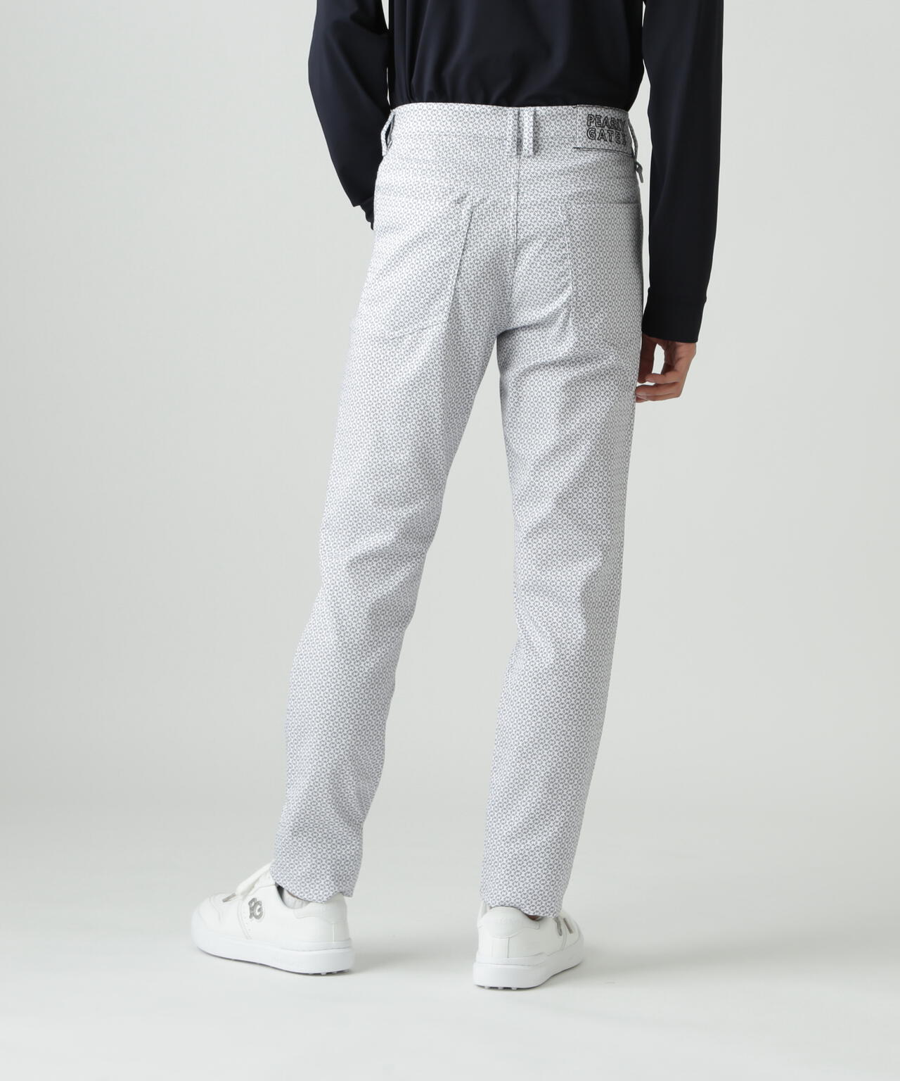 PG is PG 変形ダイヤ柄C/Peストレッチカルゼ5ポケットパンツ | PEARLY