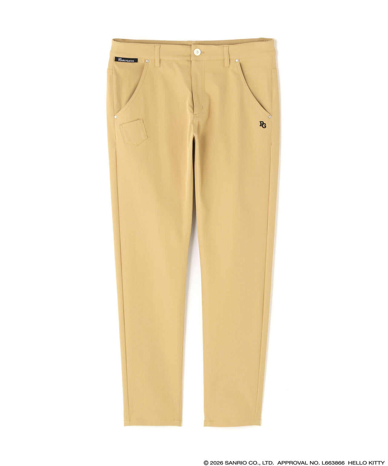 【Hello Kitty×PEARLY GATES】Peストレッチチノパンツ