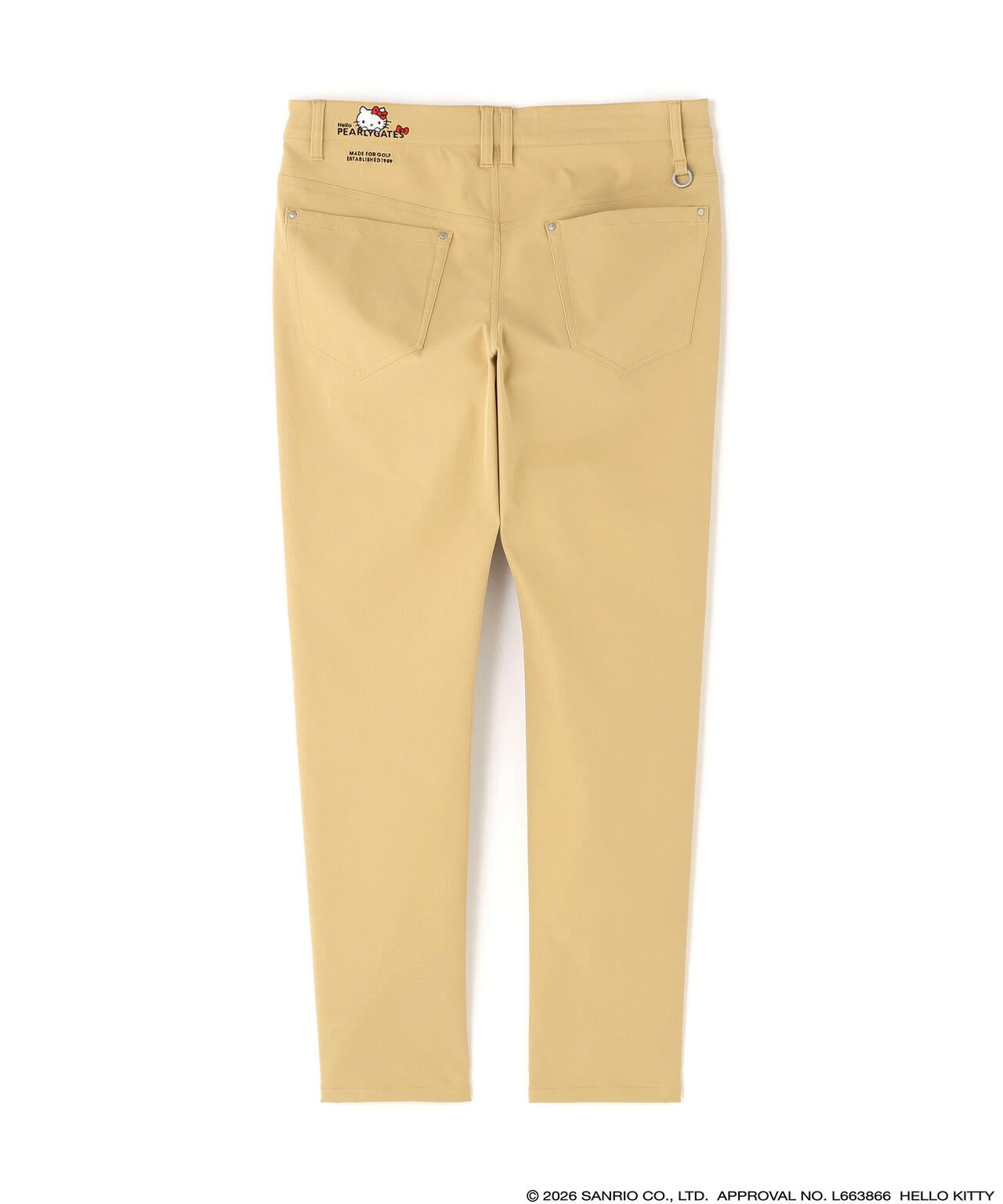 【Hello Kitty×PEARLY GATES】Peストレッチチノパンツ