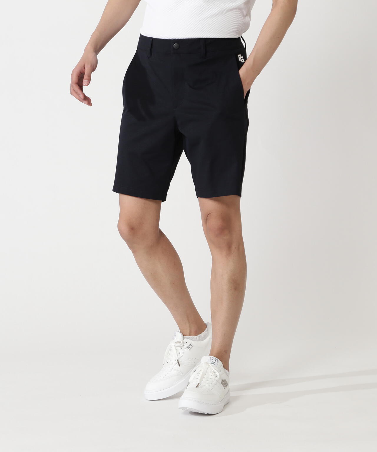 ¥36,300新品正規品【PG/6伸縮パーリーゲイツ ハーフパンツショートパンツ Peカチオンメランジ天竺ショートパンツ | PEARLY GATES（パーリー