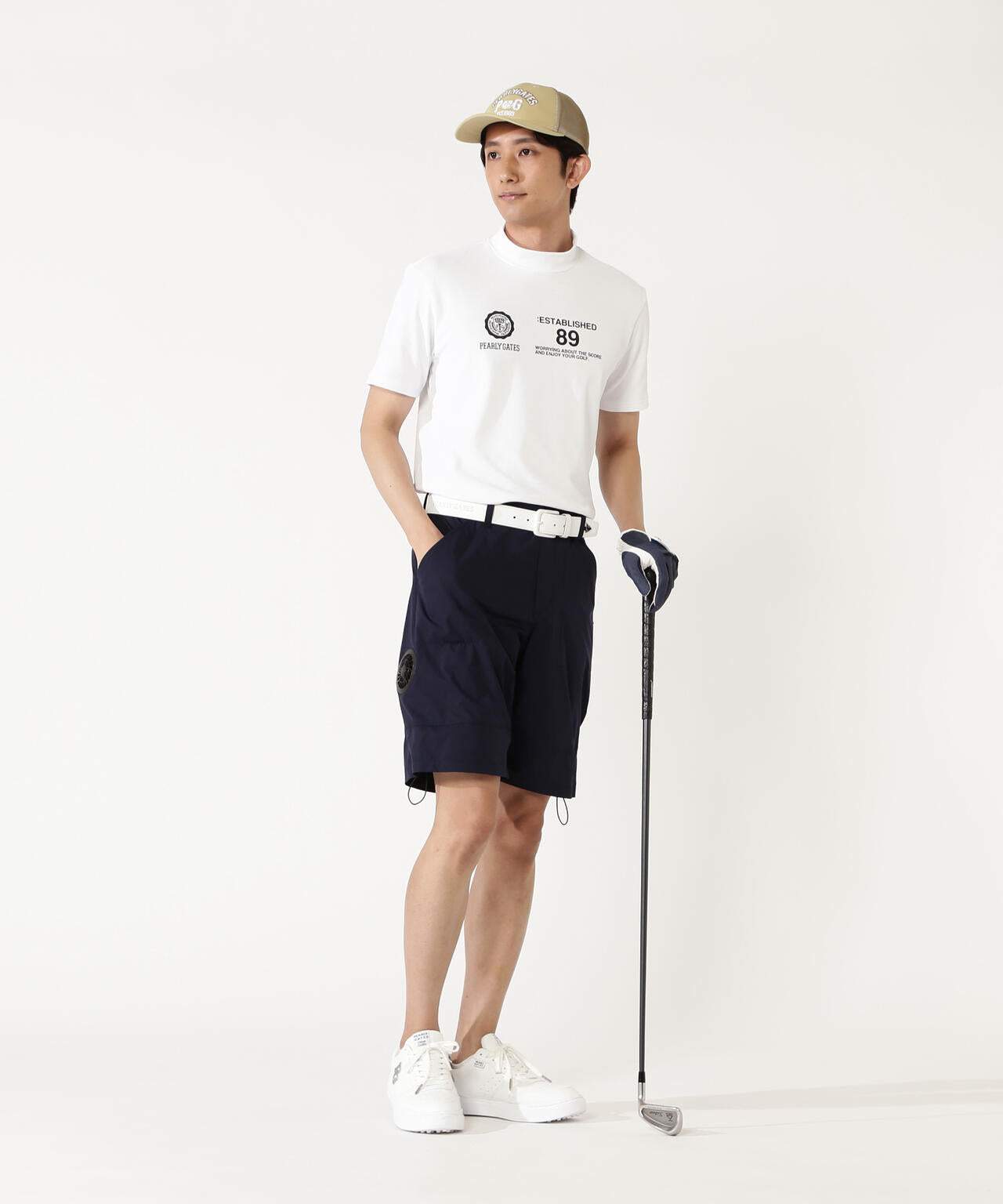 ファン付きメカニカルストレッチタフタショートパンツ | PEARLY GATES