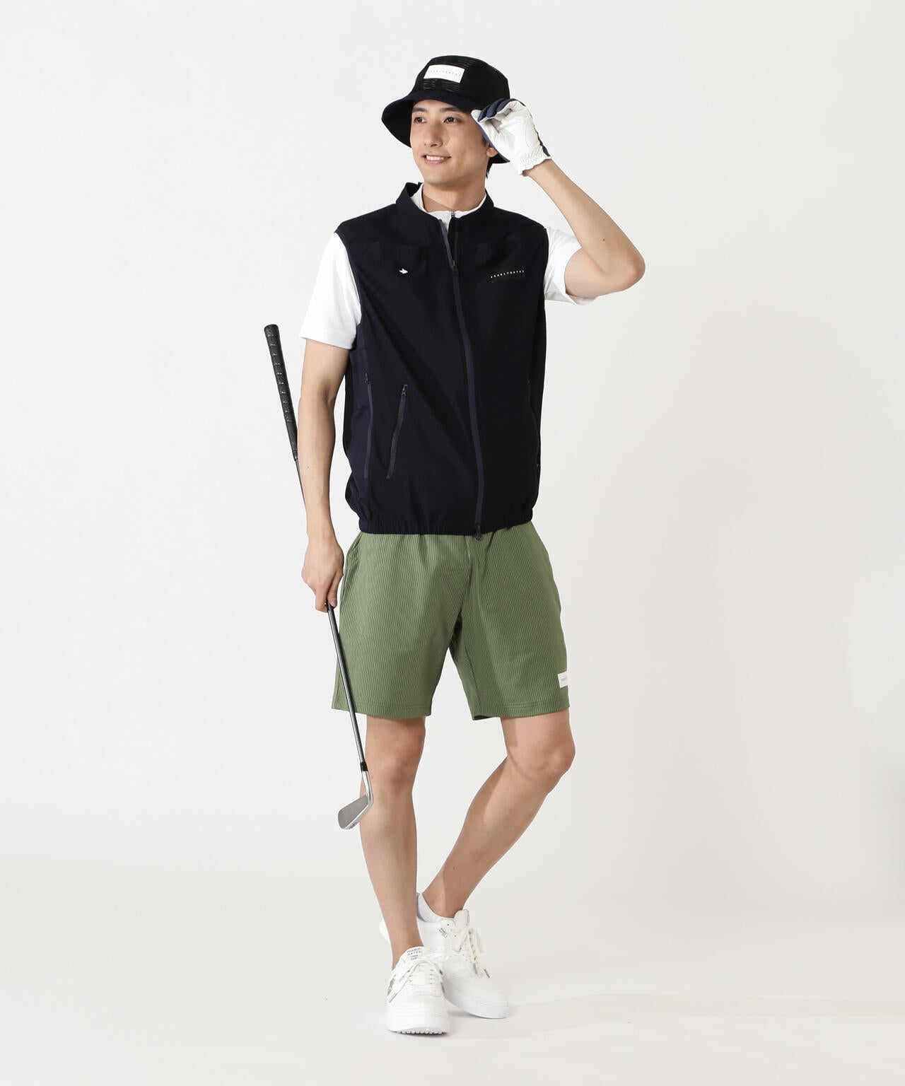 ファン＆ペルチェ付きディンプルメッシュストレッチラミネート