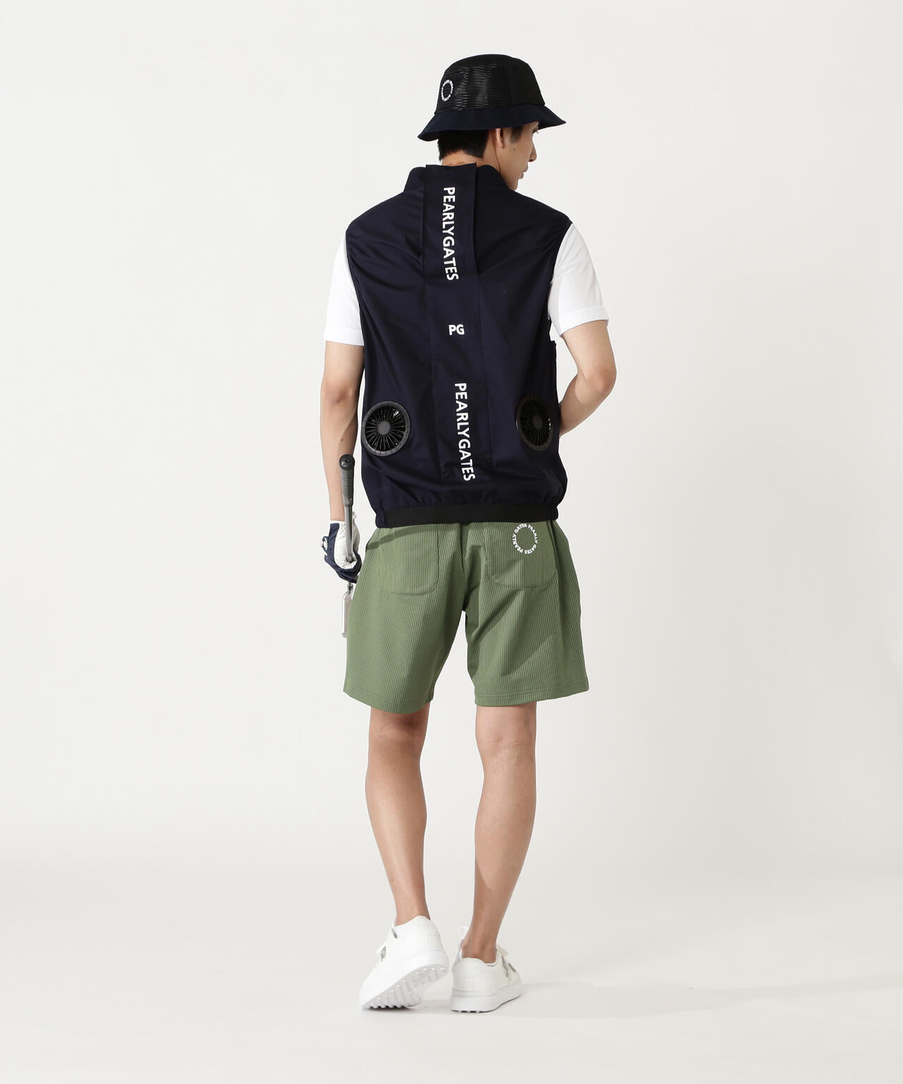 ファン＆ペルチェ付きディンプルメッシュストレッチラミネート