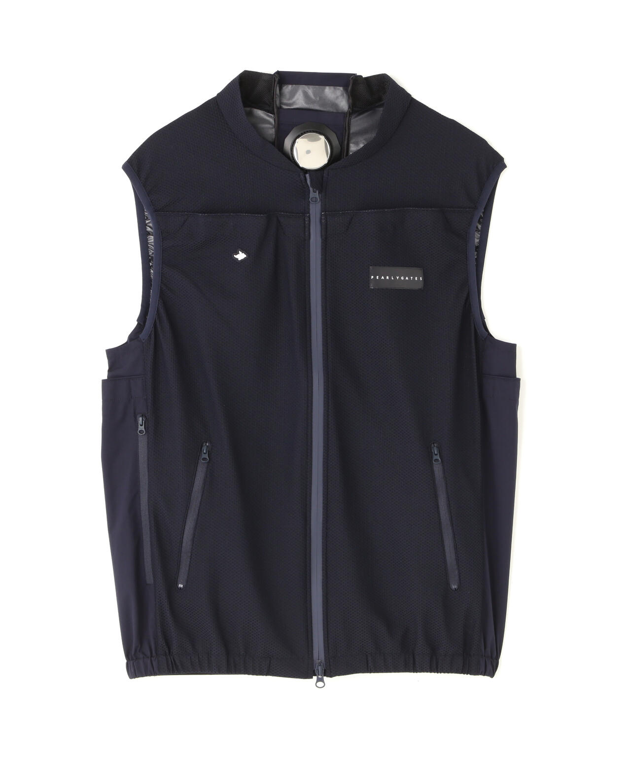 ファン＆ペルチェ付きディンプルメッシュストレッチラミネート