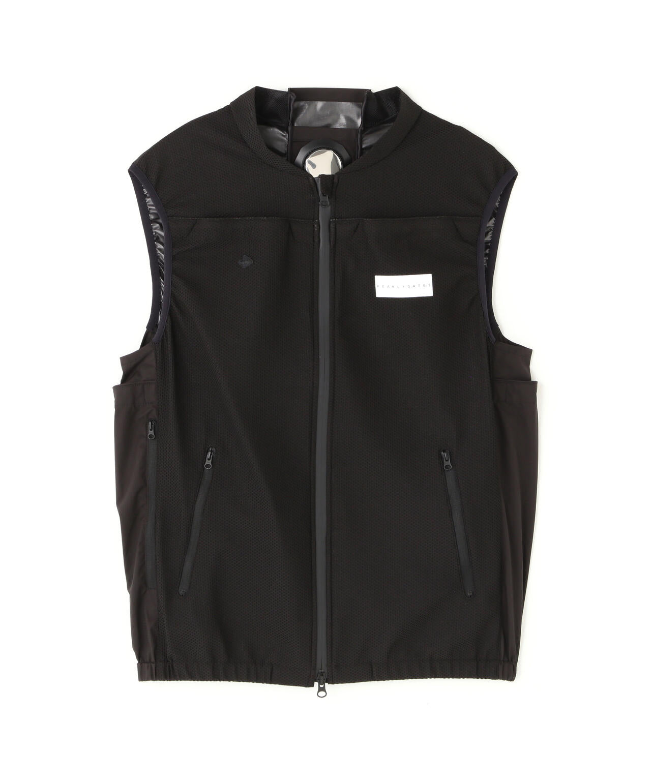 【公式オンライン限定】ファン＆ペルチェ付き ディンプルメッシュストレッチラミネートベスト