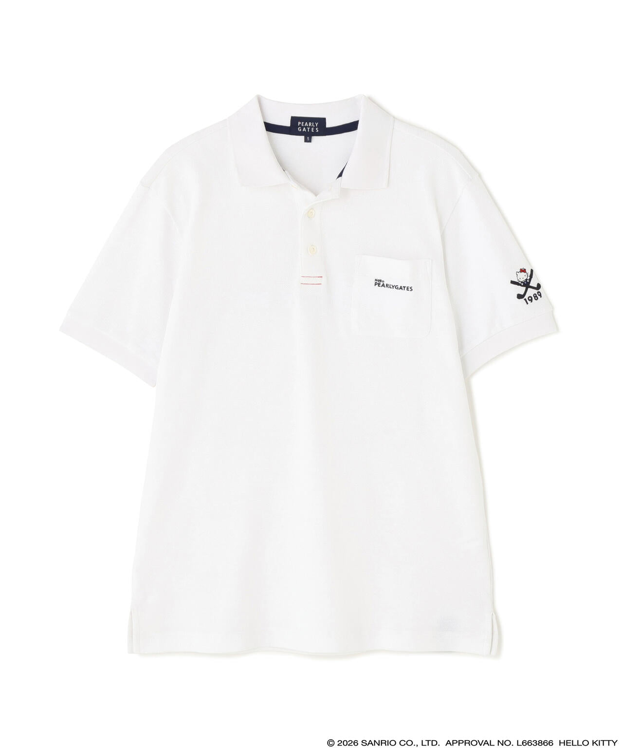 【Hello Kitty×PEARLY GATES】T/Cカノコ半袖ポロシャツ