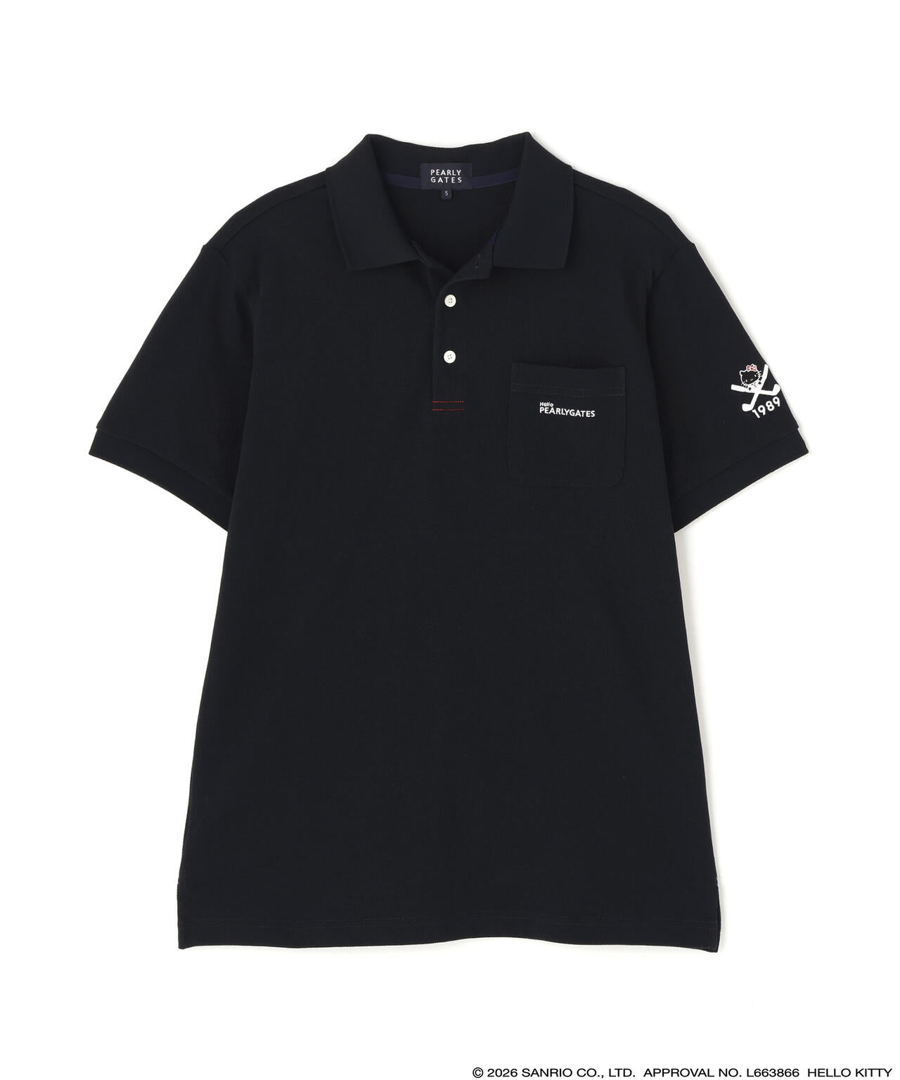 【Hello Kitty×PEARLY GATES】T/Cカノコ半袖ポロシャツ