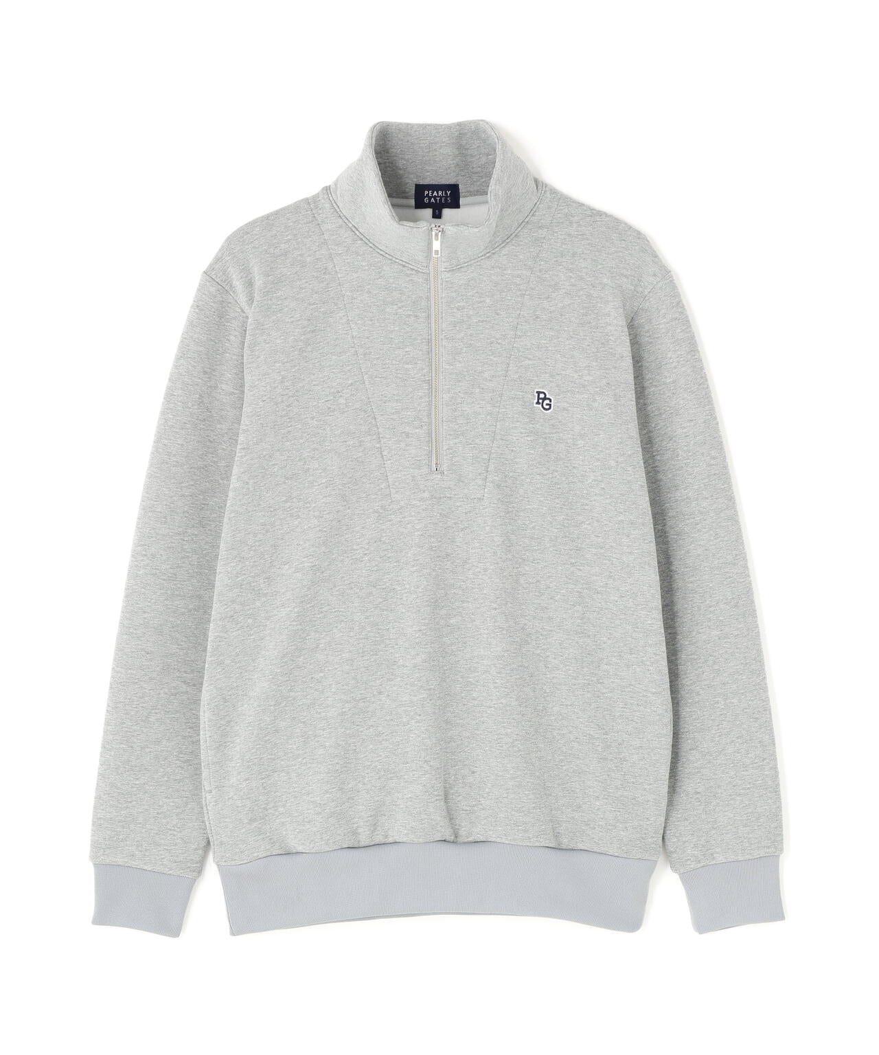 ツイル裏毛スウェットハーフジップアップ | PEARLY GATES（パーリー