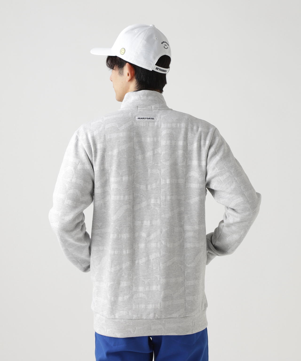 裏毛ストレッチロゴジャガードフルジップジャケット | PEARLY GATES