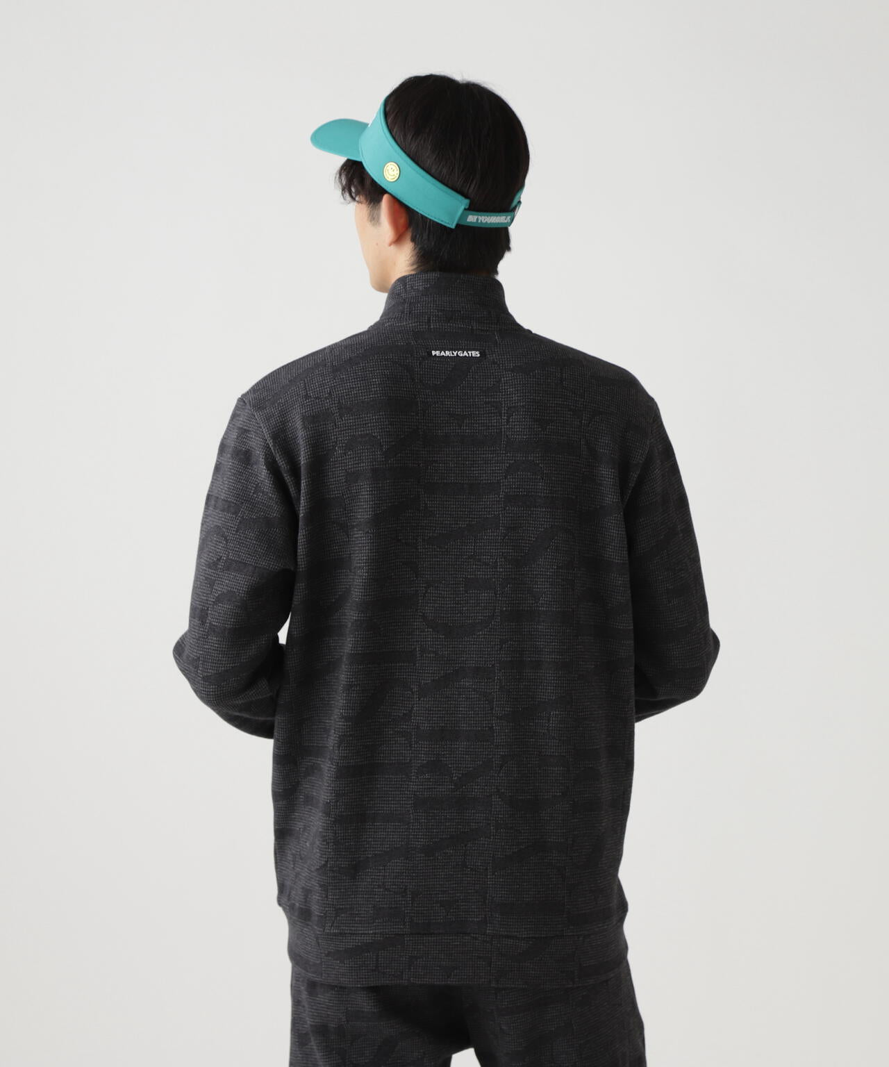 裏毛ストレッチロゴジャガードフルジップジャケット | PEARLY GATES