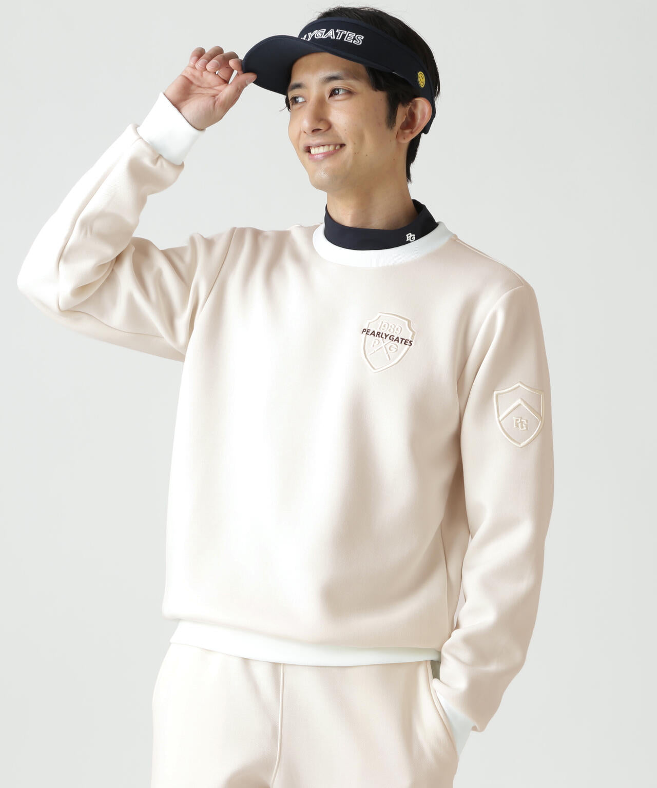 NOモノフィラアヤクッションクルーネックカットソー | PEARLY GATES