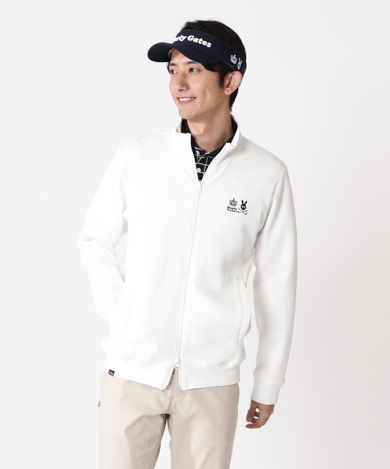 スカルラビットダンボールフルジップフーディ